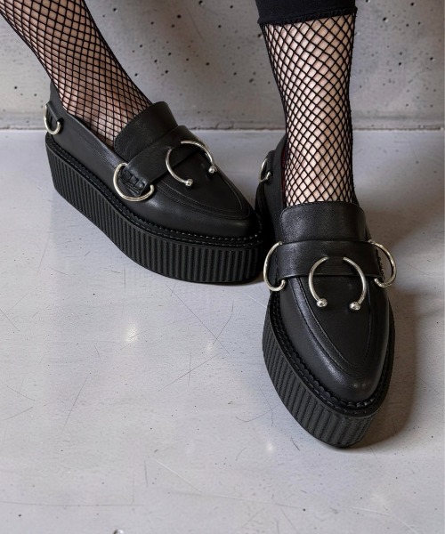 リングデザイン 厚底ローファー Charla Tedrick│Jeffrey Campbell