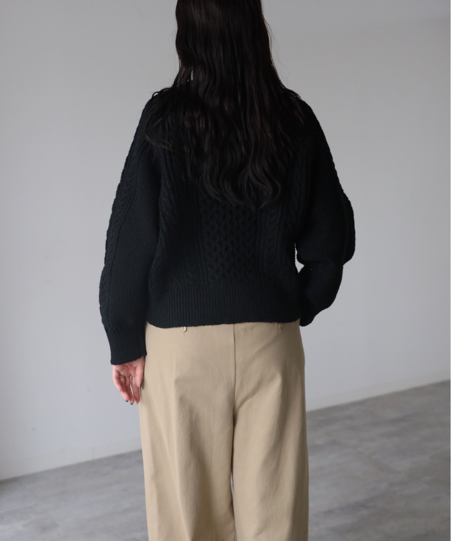 model: 164cm. 着用サイズ：FREE