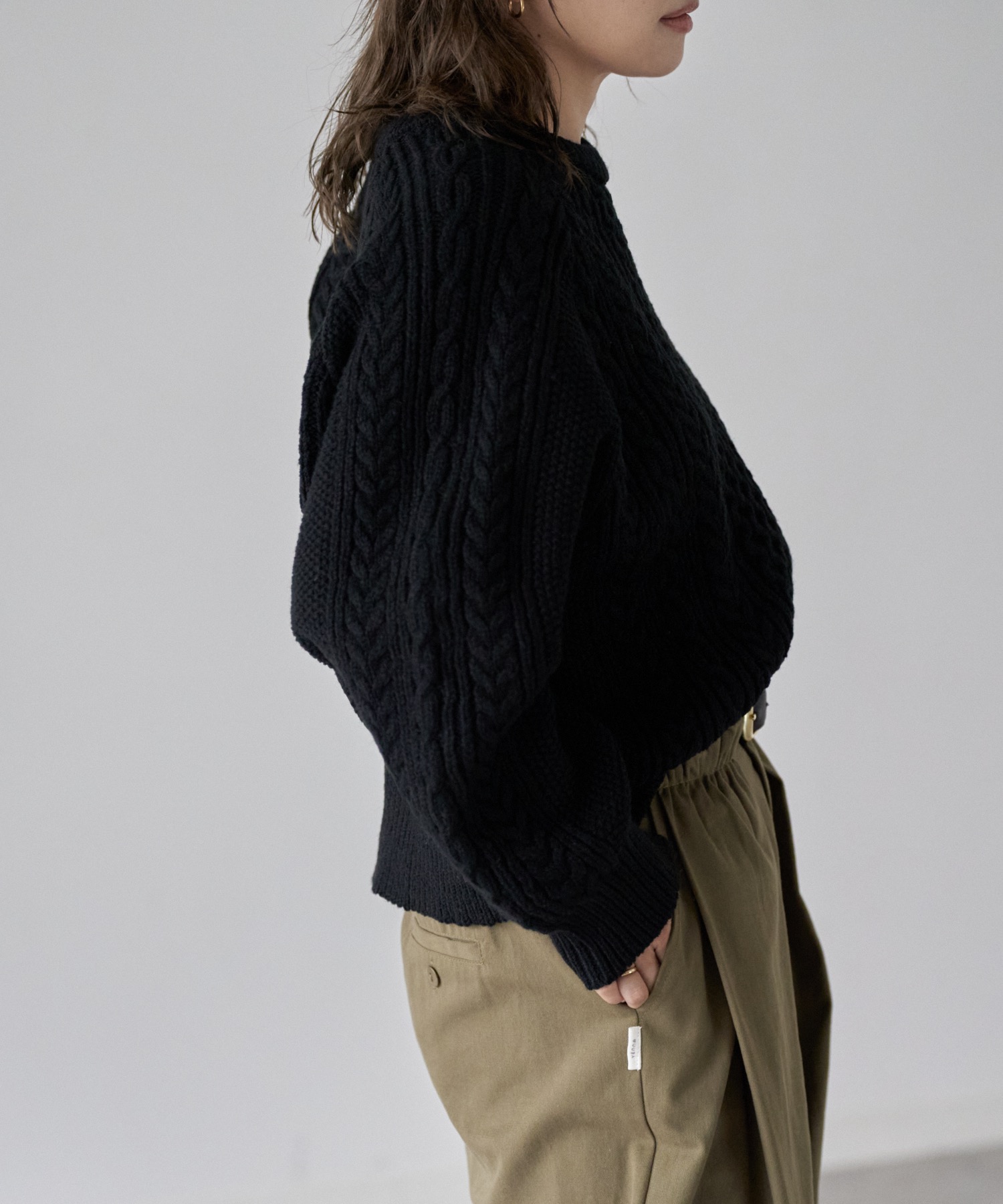 model: 163cm. 着用サイズ：FREE