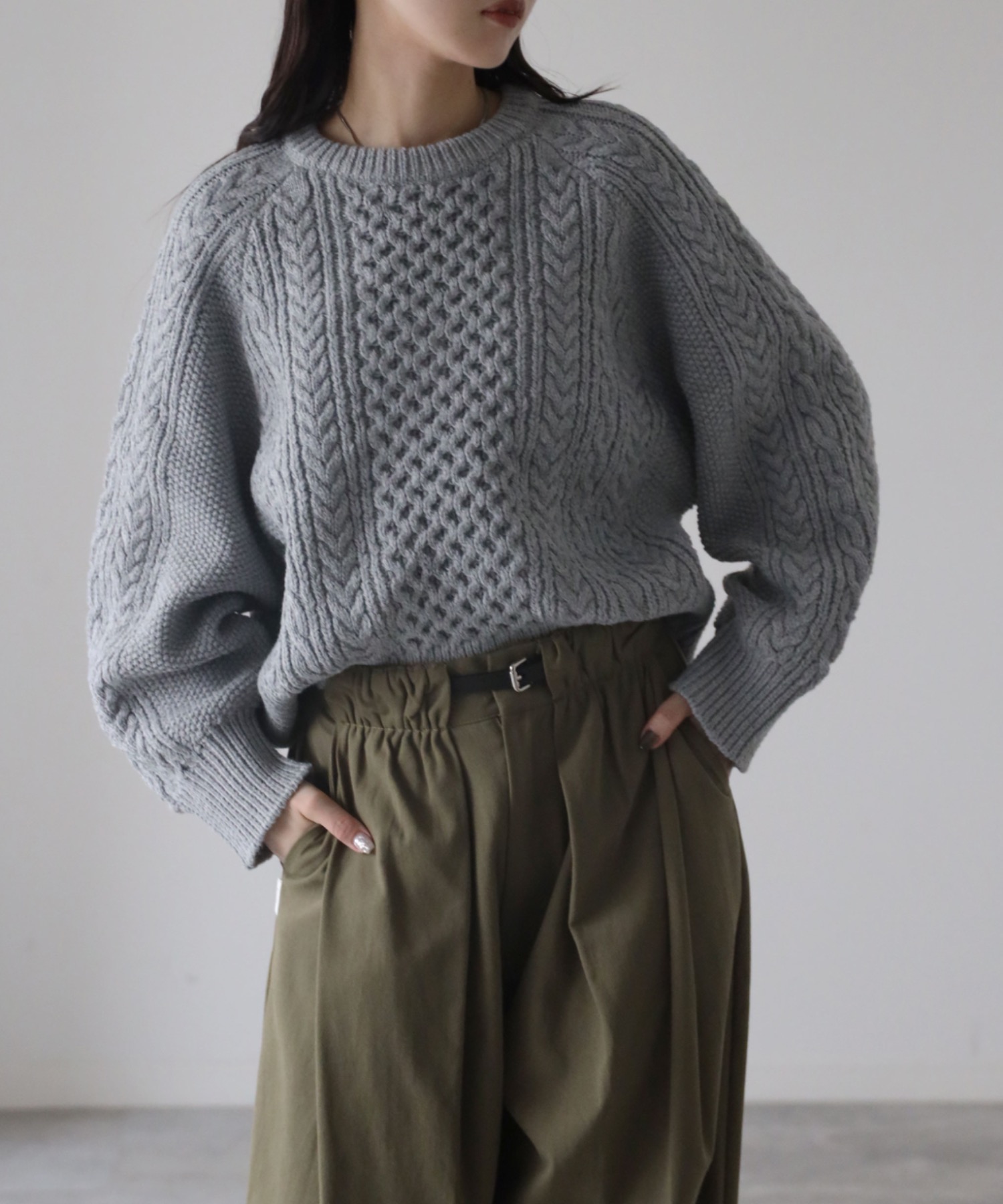 model: 164cm. 着用サイズ：FREE