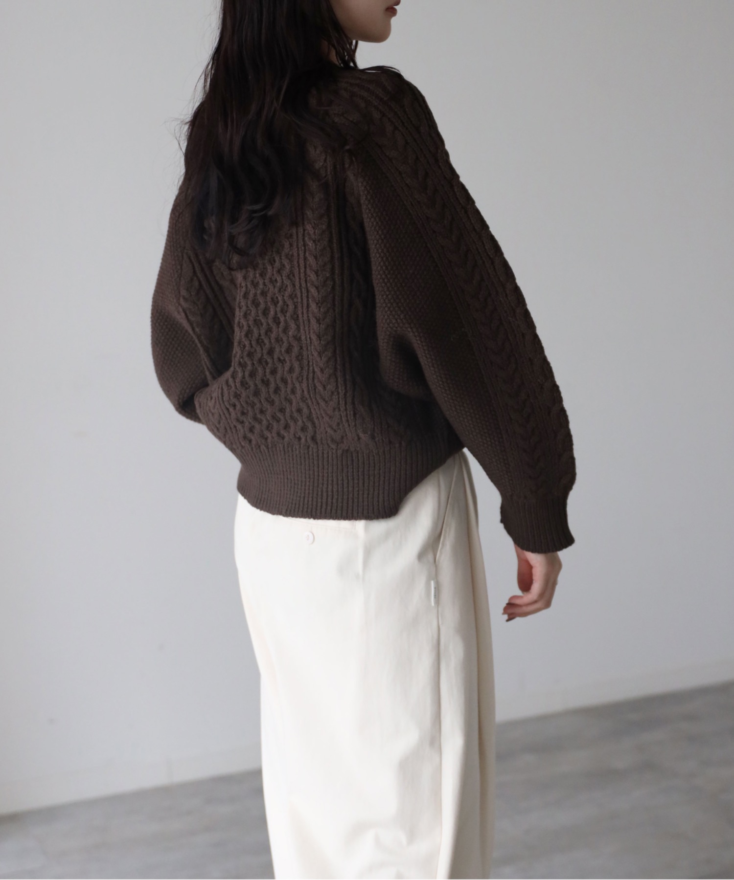 model: 164cm. 着用サイズ：FREE
