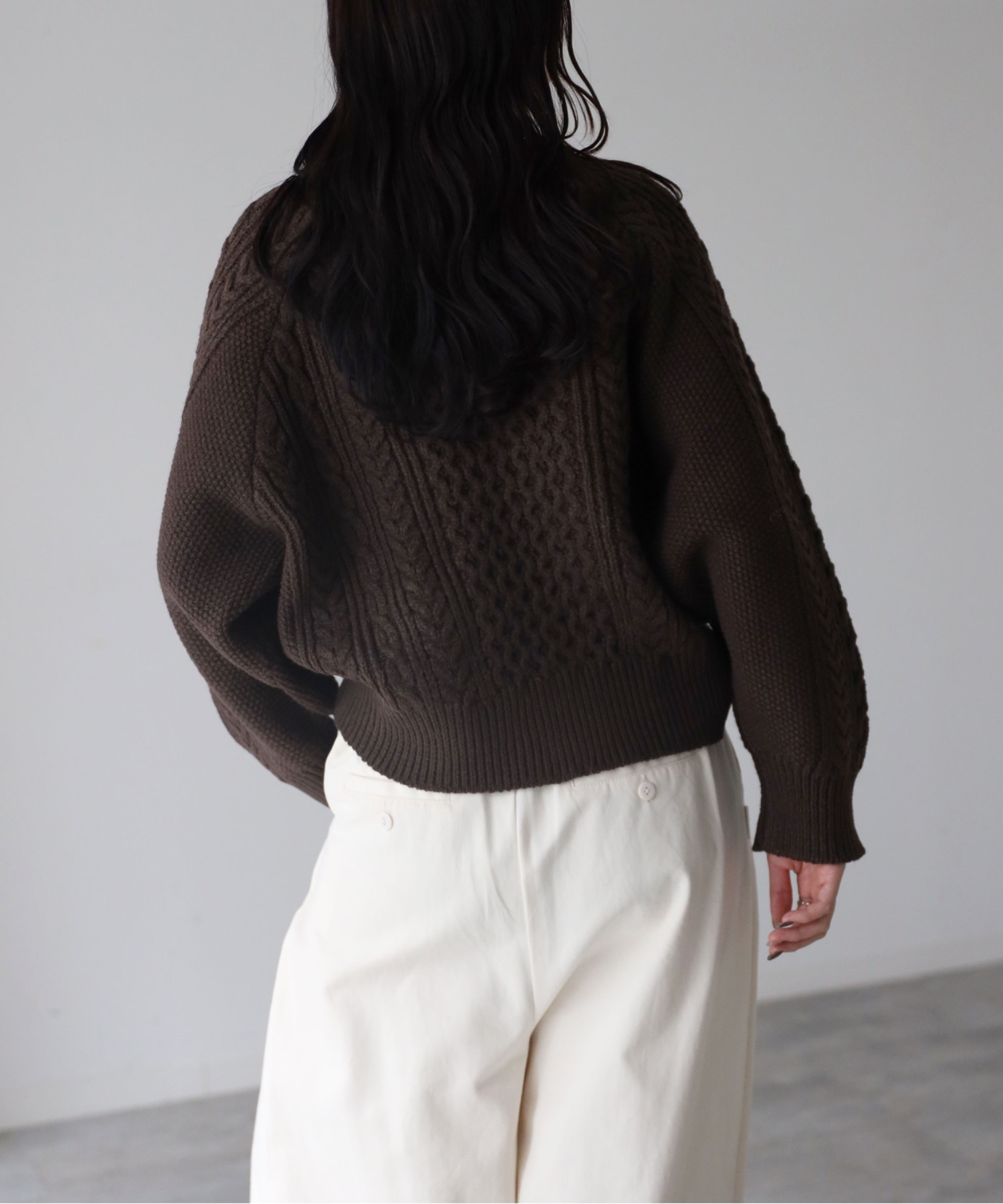 model: 164cm. 着用サイズ：FREE
