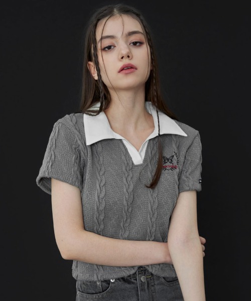 【bonnae】 Embriodery top ★韓国商品 bonnae Graphic Top on Bunjang Global Site.