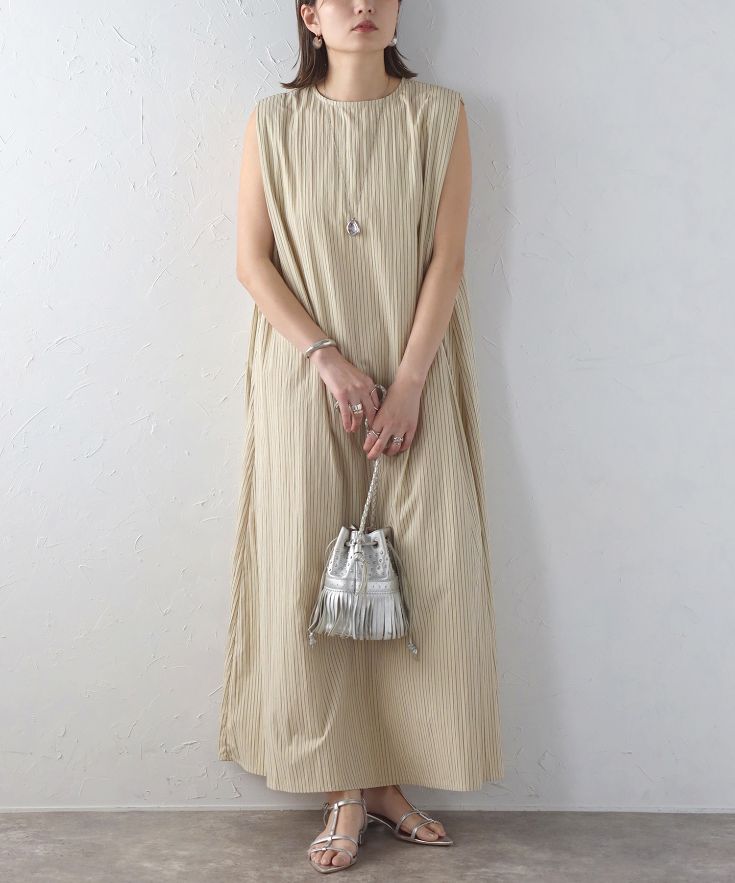 model：H158 着用サイズ：FREE