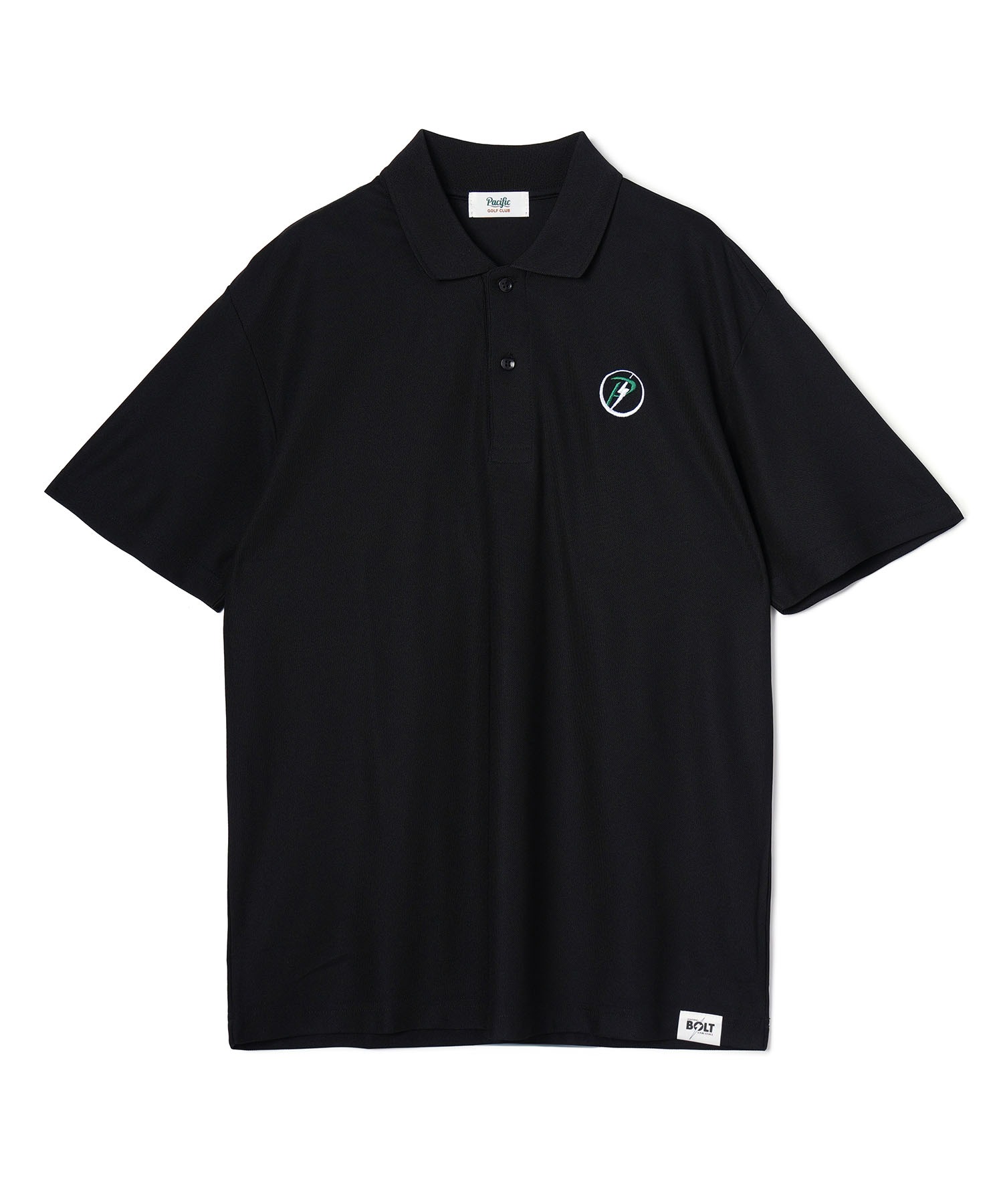 〔たくきょ〕PGC × Lightning Bolt ポロ（ブラック） 88426280b_8_d.jpg