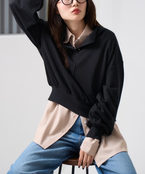 model：163cm / size：F