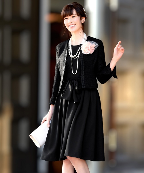 ツイードジャケット パフスリーブワンピース2点セットアップアンサンブルフォーマルセレモニースーツ 入学式 入園式 卒業式 卒園式 七五三 お宮参り 学校行事 参観 ママ対応 Wedigitalph Net