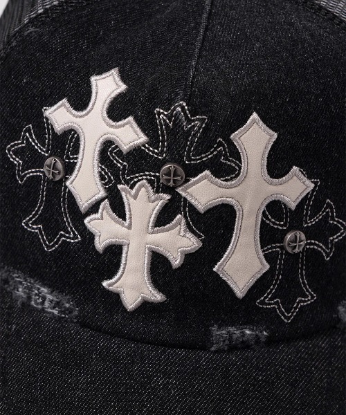 A'GEM/9 × .kom 『SUPPLIER/サプライヤー』Multiple Cross Denim Cap