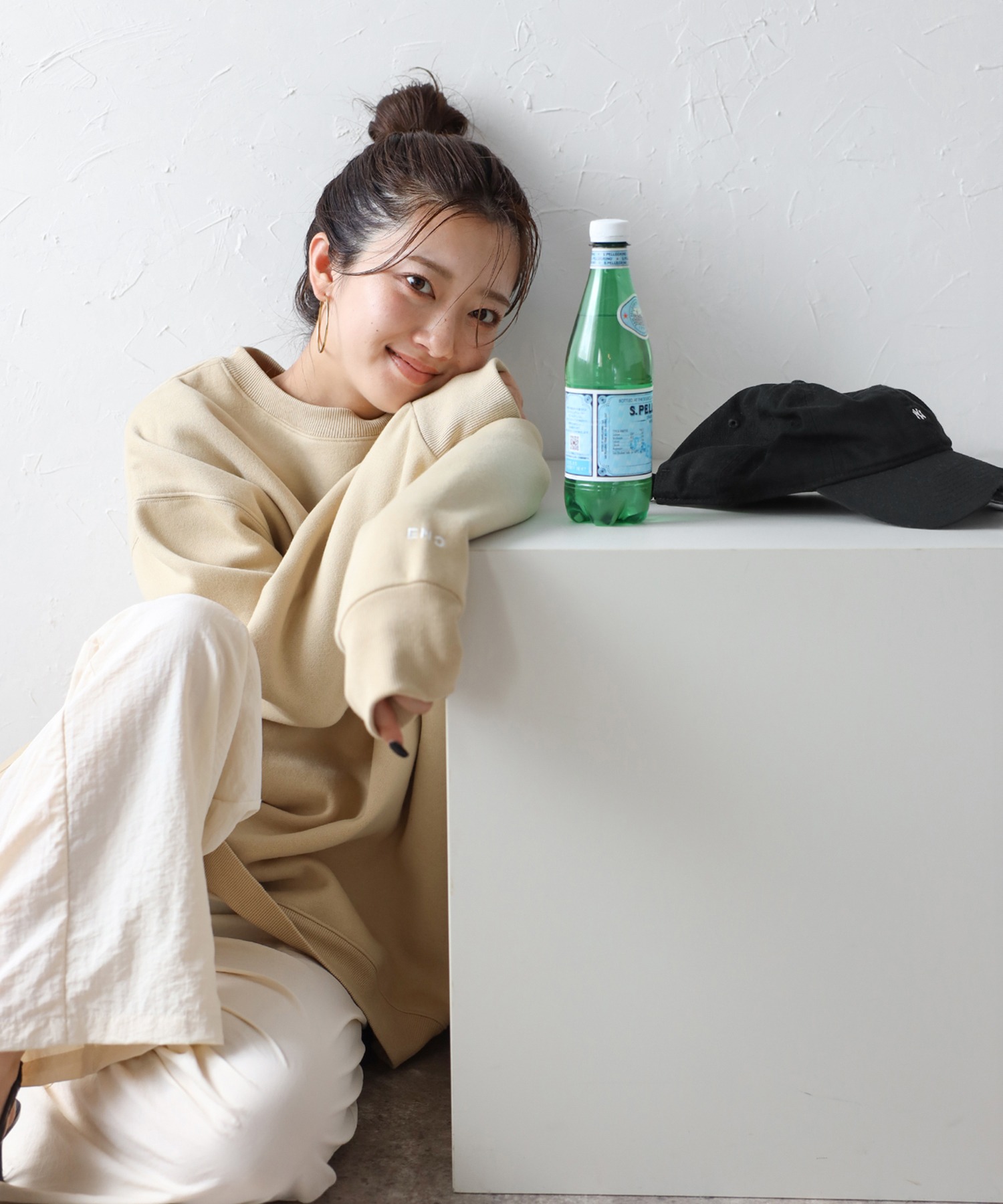 model：H160 着用サイズ：FREE