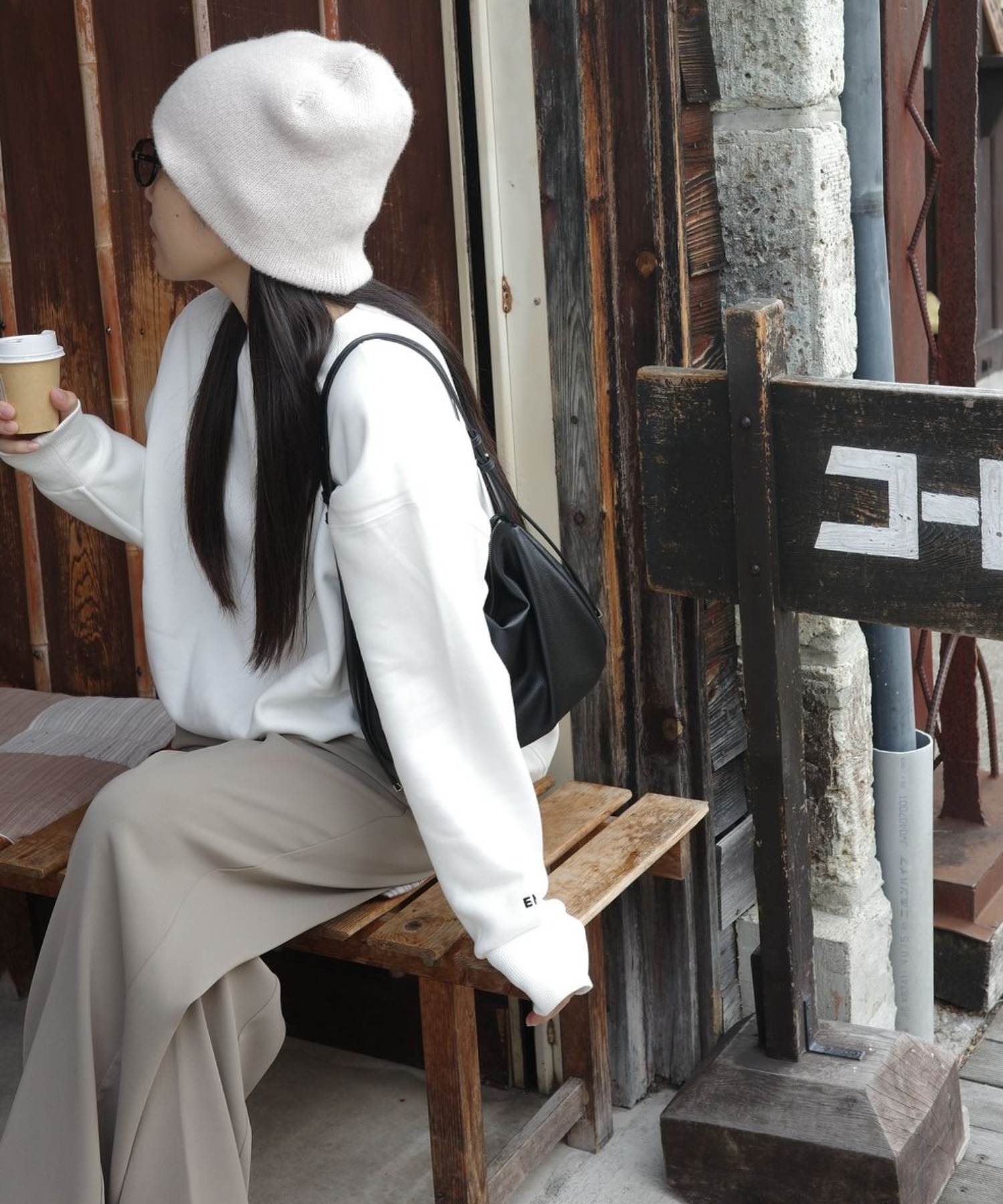 model：H170 着用サイズ：FREE