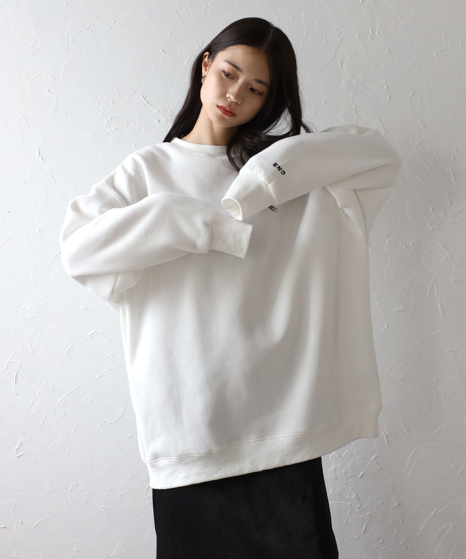 model：H160 着用サイズ：FREE