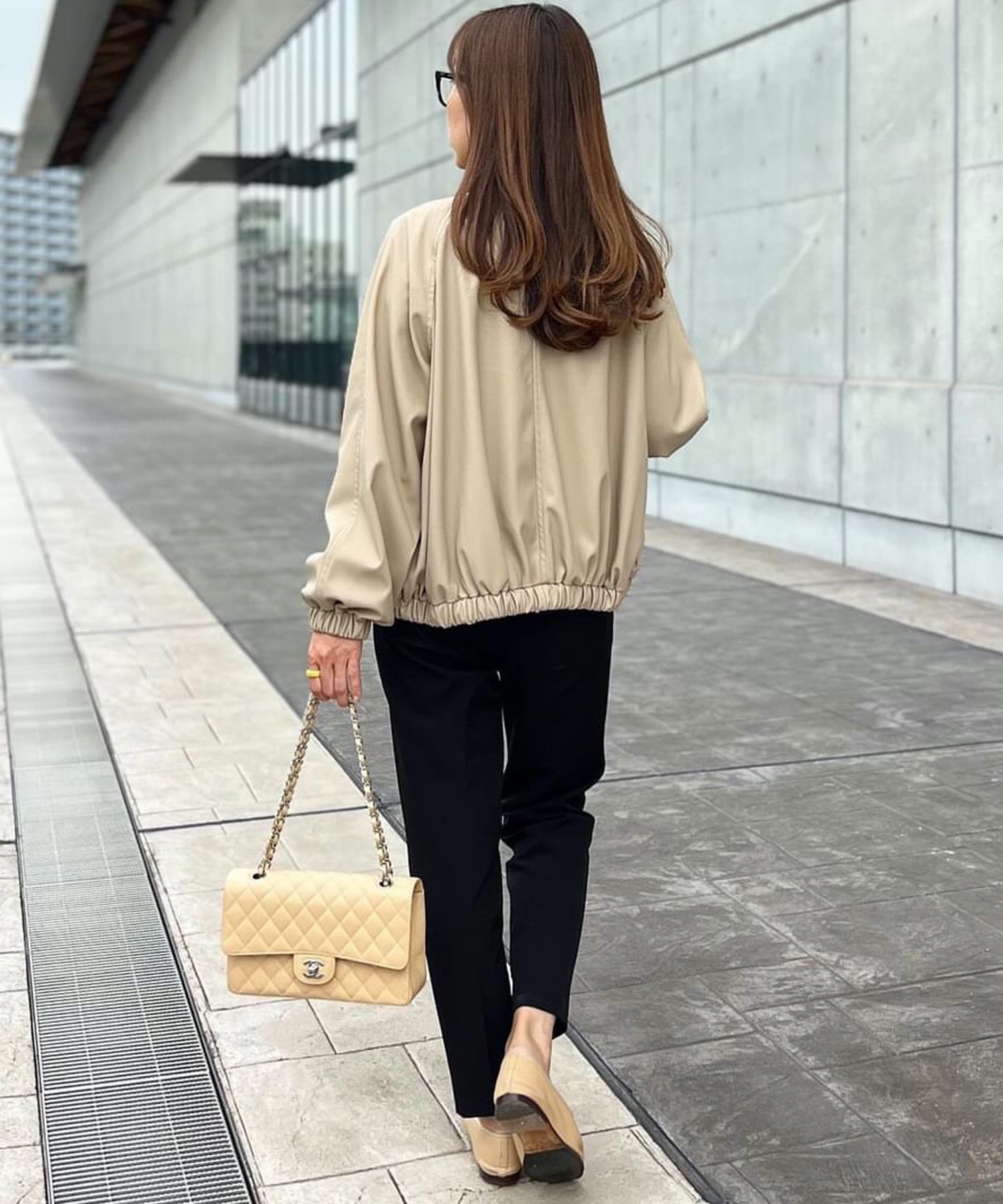 フェイクレザーノーカラーブルゾン Emma Taylor│STYLEDOOR