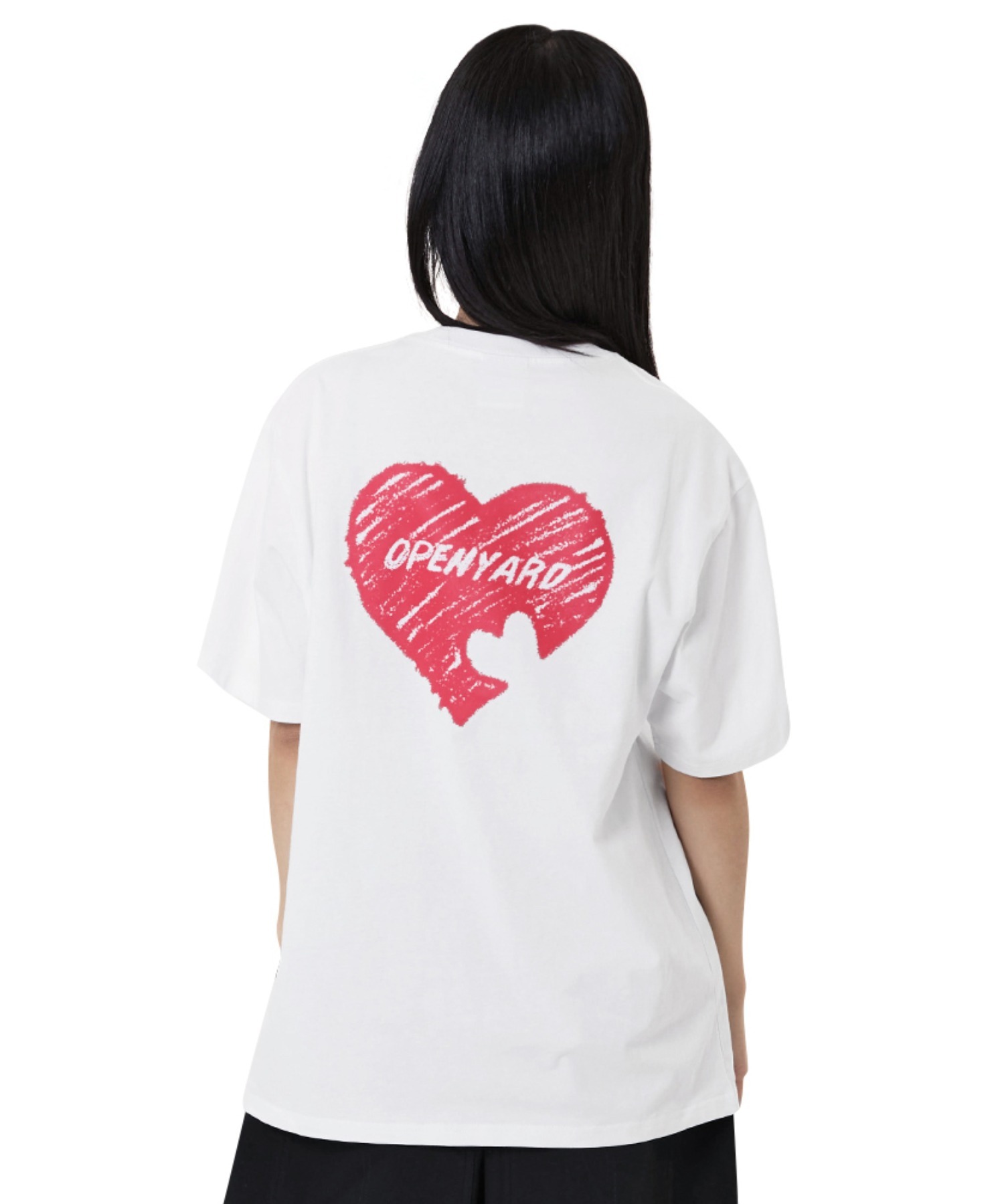 OY/オーワイ』 CRAYON HEART TEE/クレヨンハート半袖Tシャツ OY│A'GEM