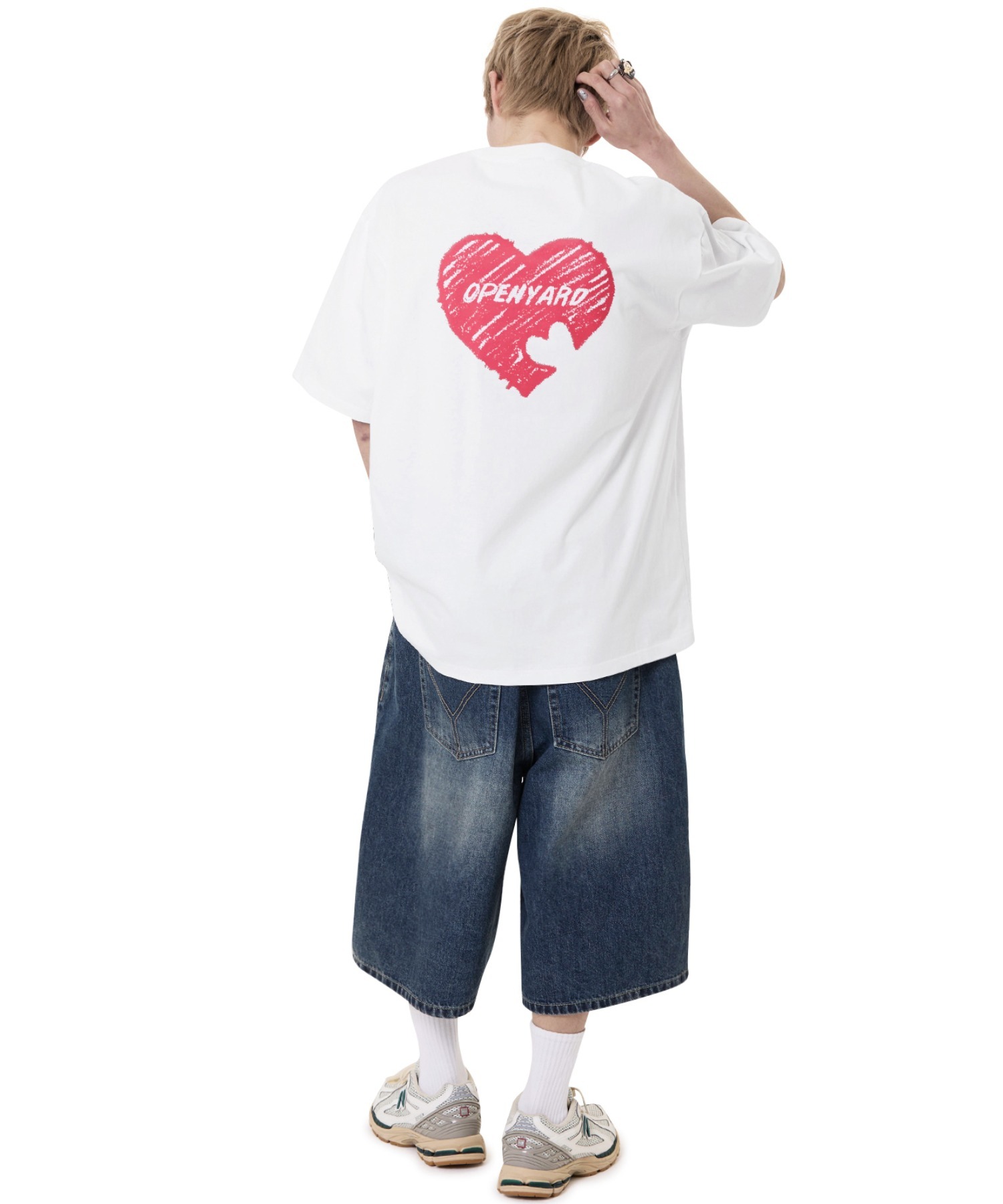 OY/オーワイ』 CRAYON HEART TEE/クレヨンハート半袖Tシャツ OY│A'GEM