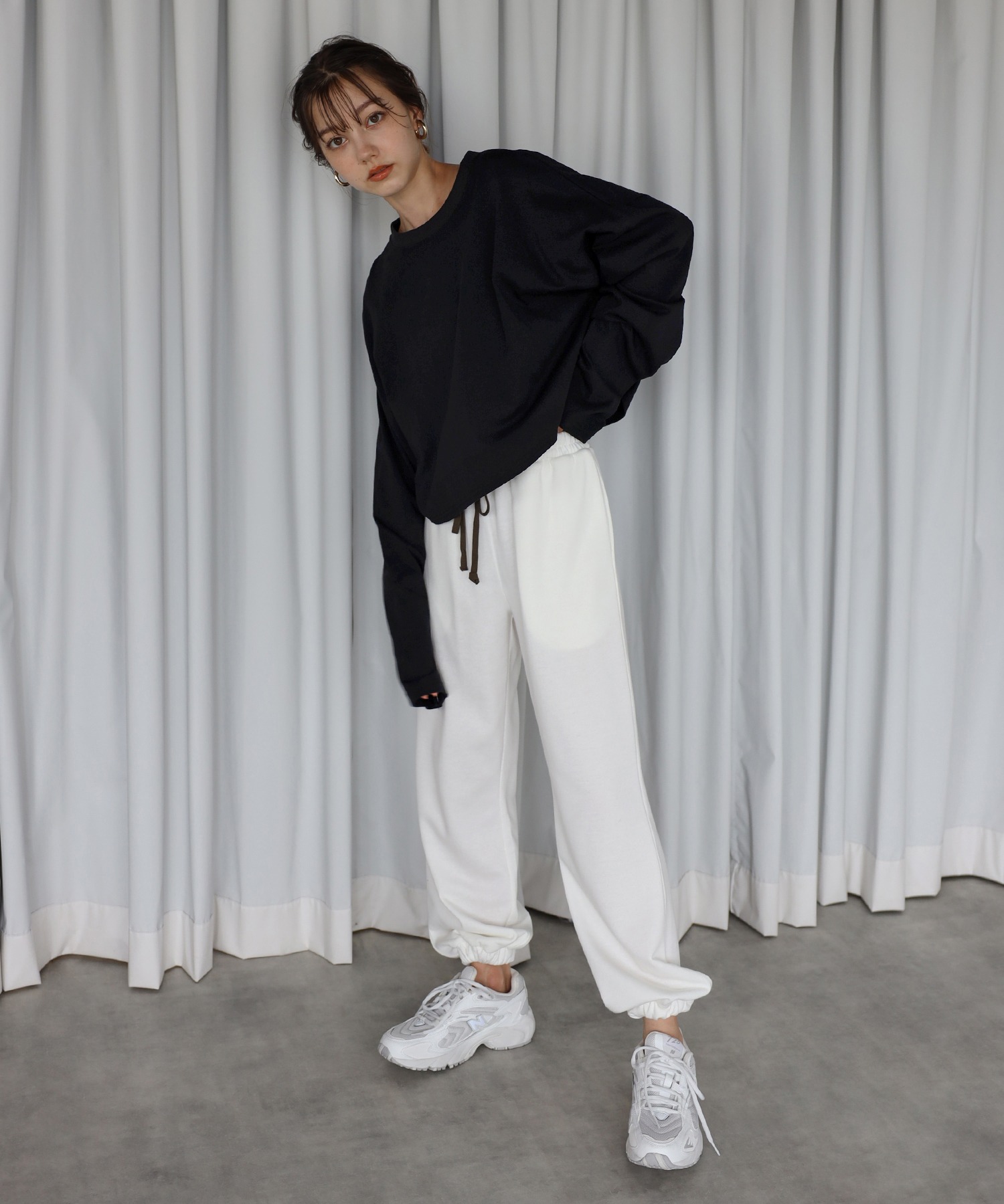 BONJOUR SAGAN公式オンラインストア / double waist sweat pants