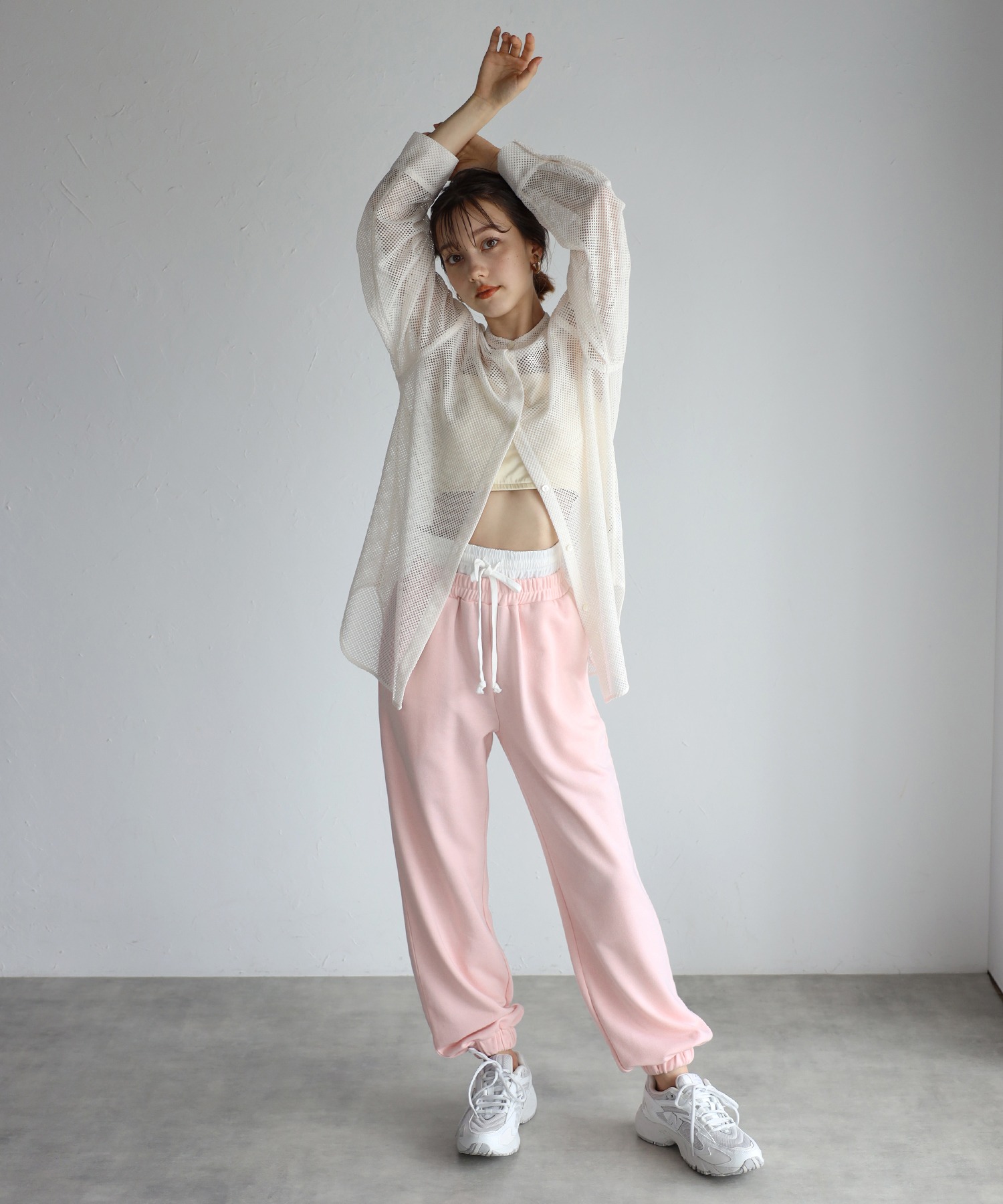 BONJOUR SAGAN公式オンラインストア / double waist sweat pants