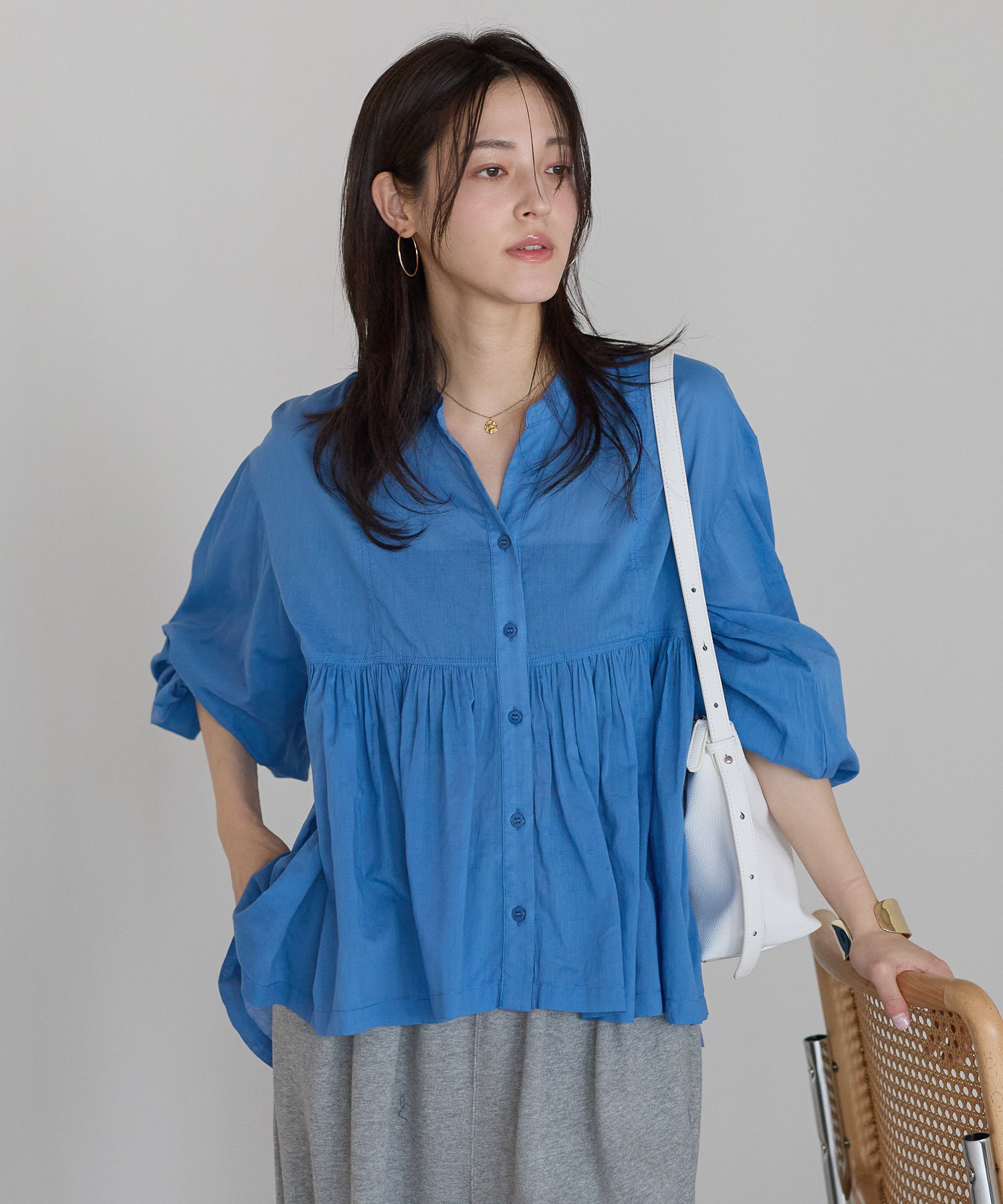 model：161cm 着用サイズ：FREE