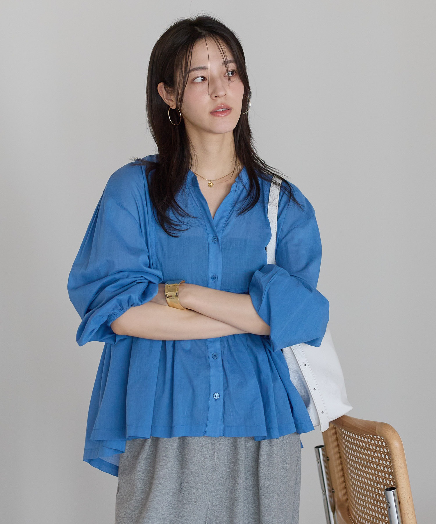 model：161cm 着用サイズ：FREE