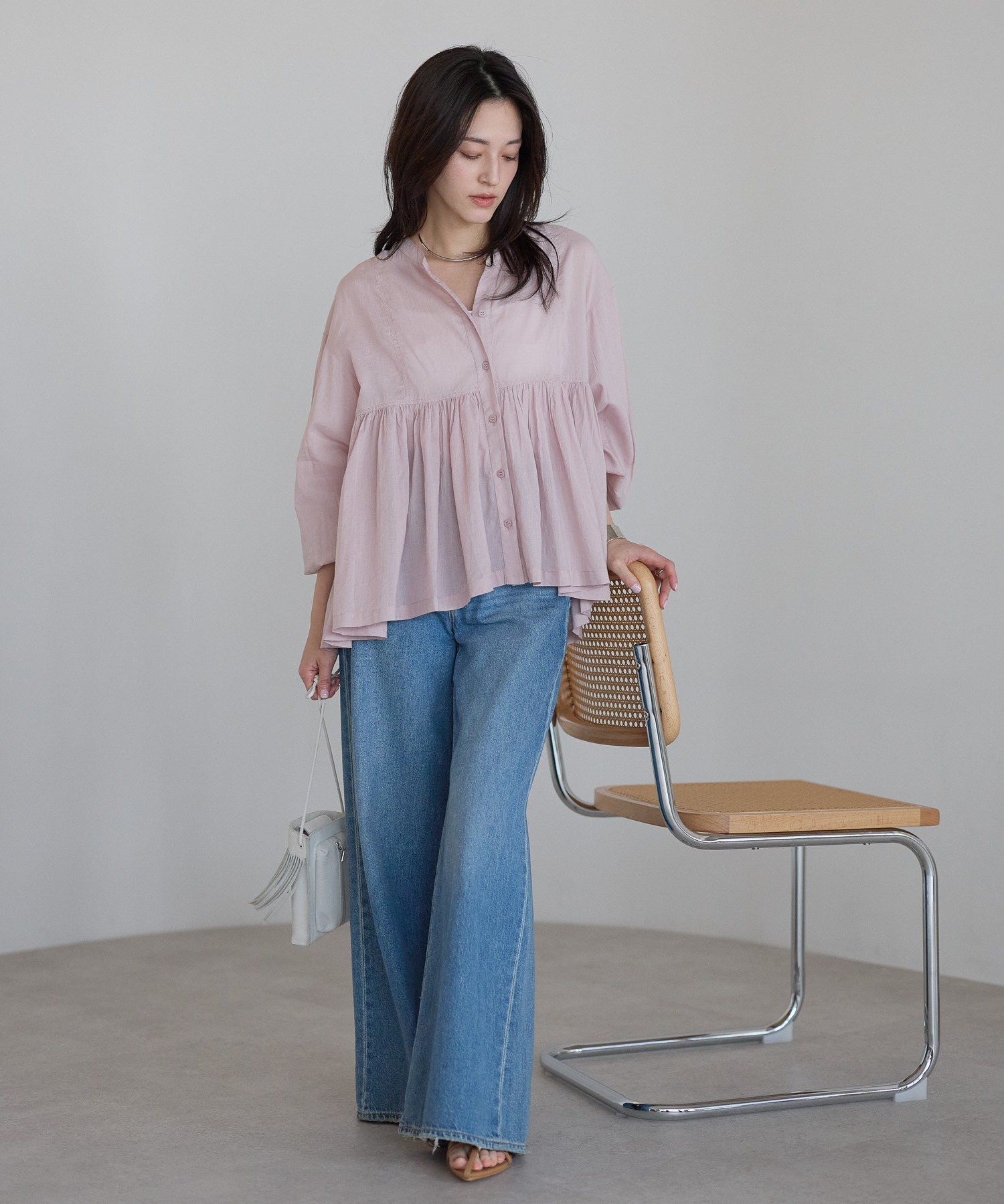 model：161cm 着用サイズ：FREE
