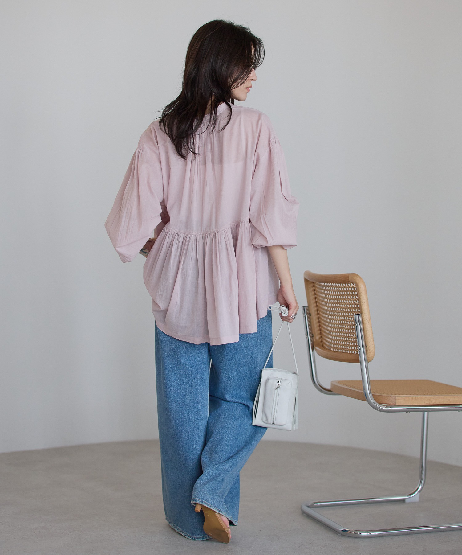 model：161cm 着用サイズ：FREE