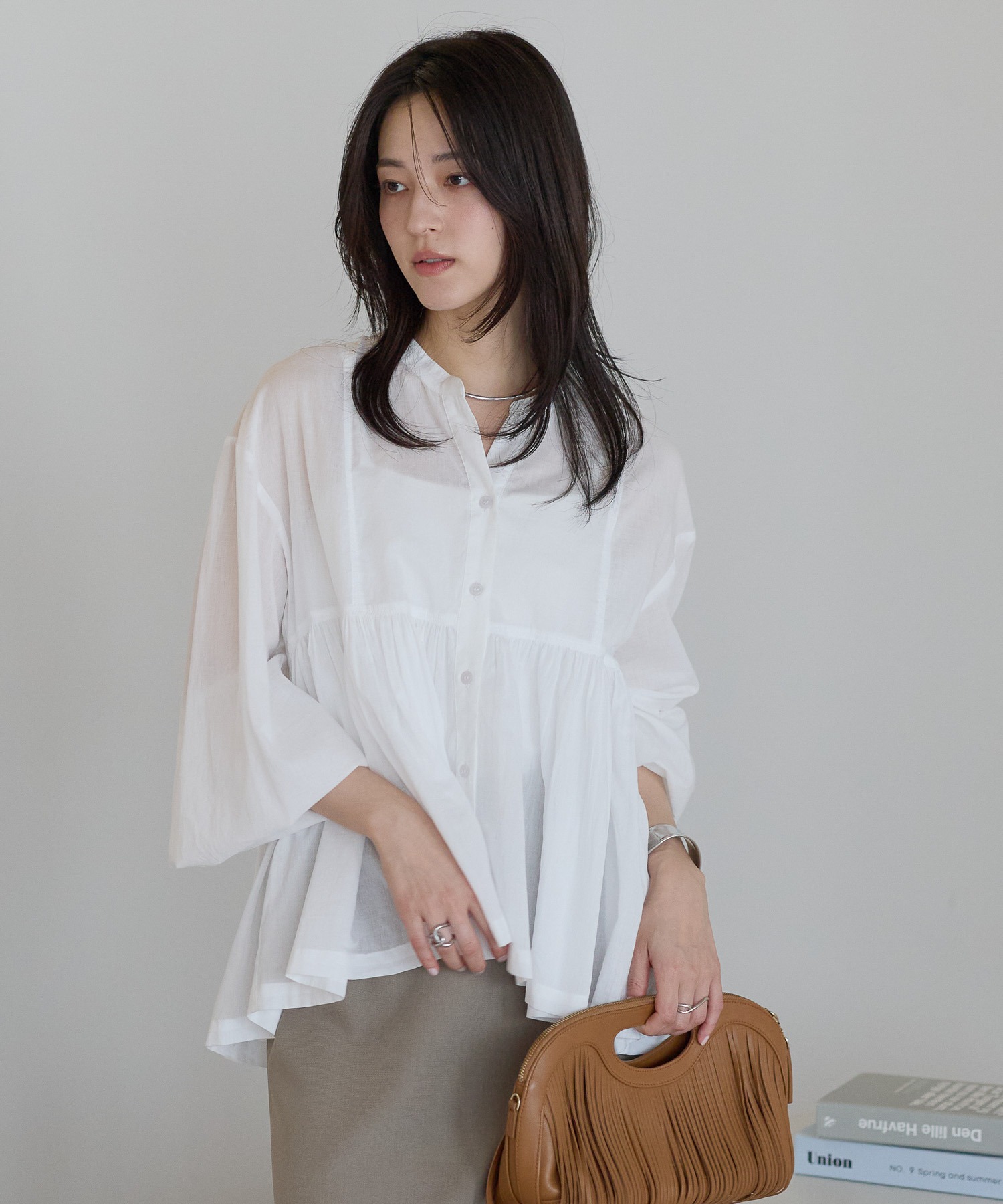 model：161cm 着用サイズ：FREE