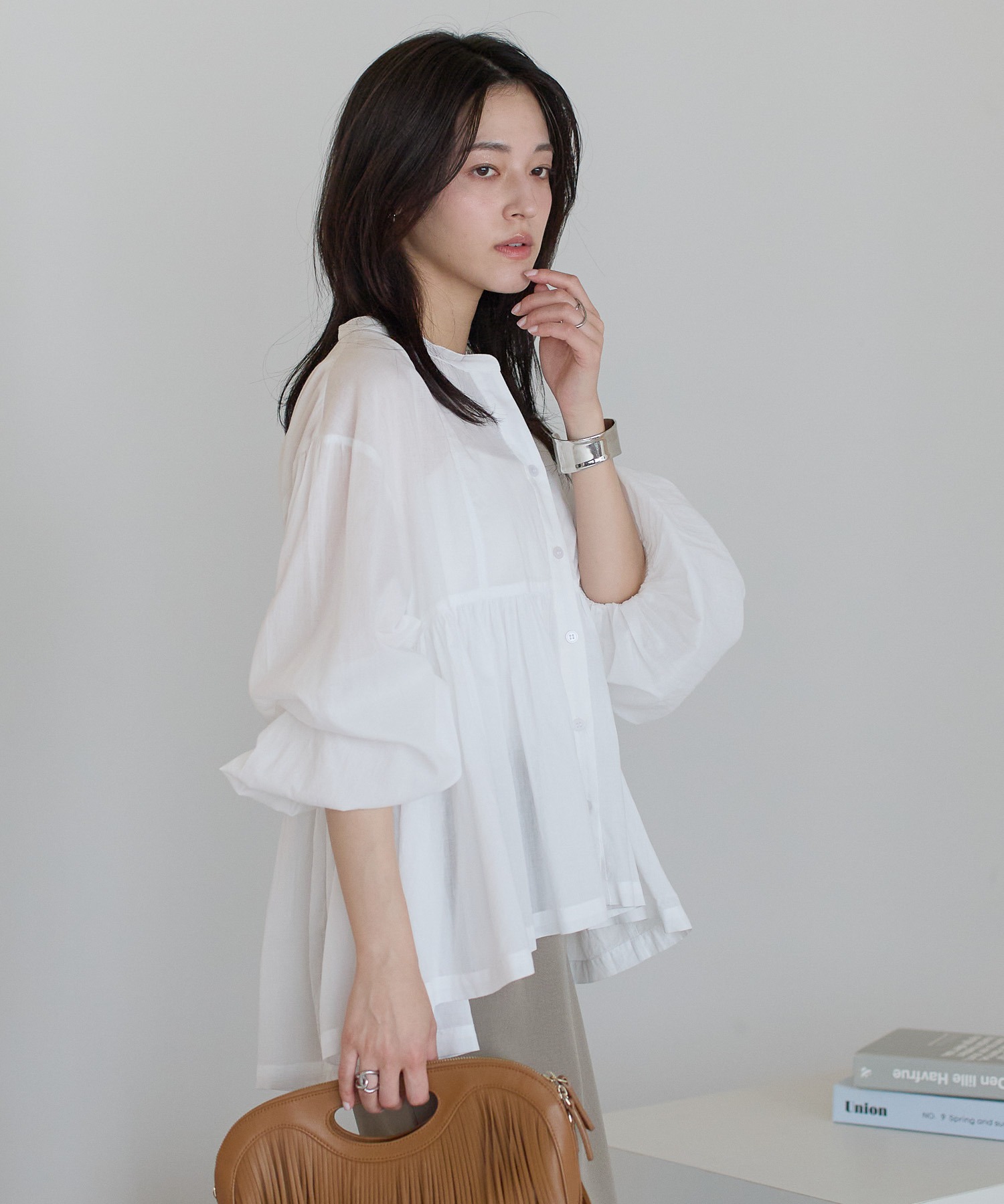 model：161cm 着用サイズ：FREE