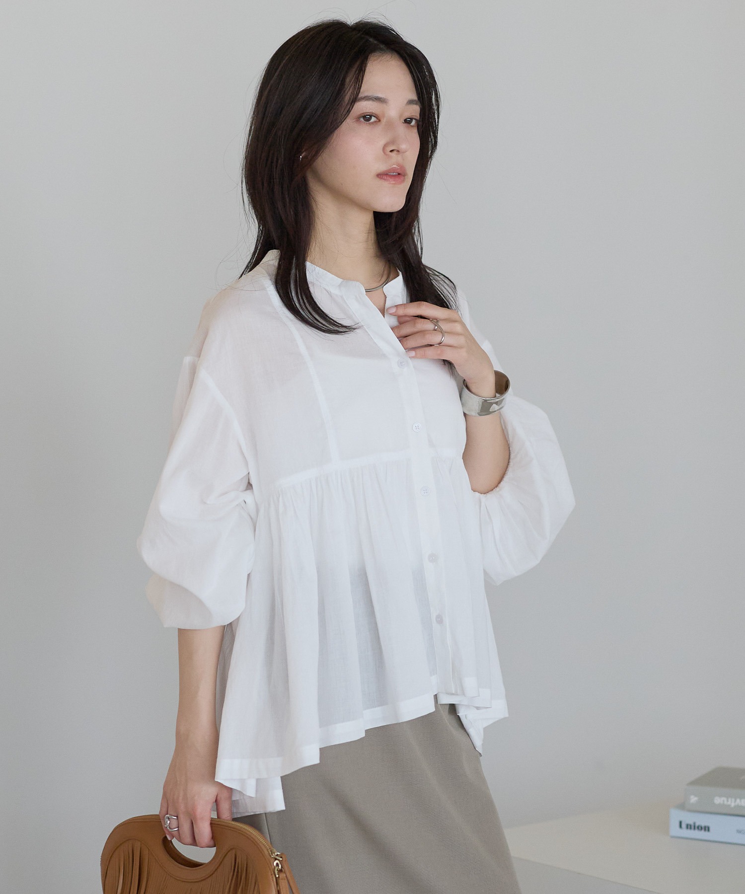 model：161cm 着用サイズ：FREE