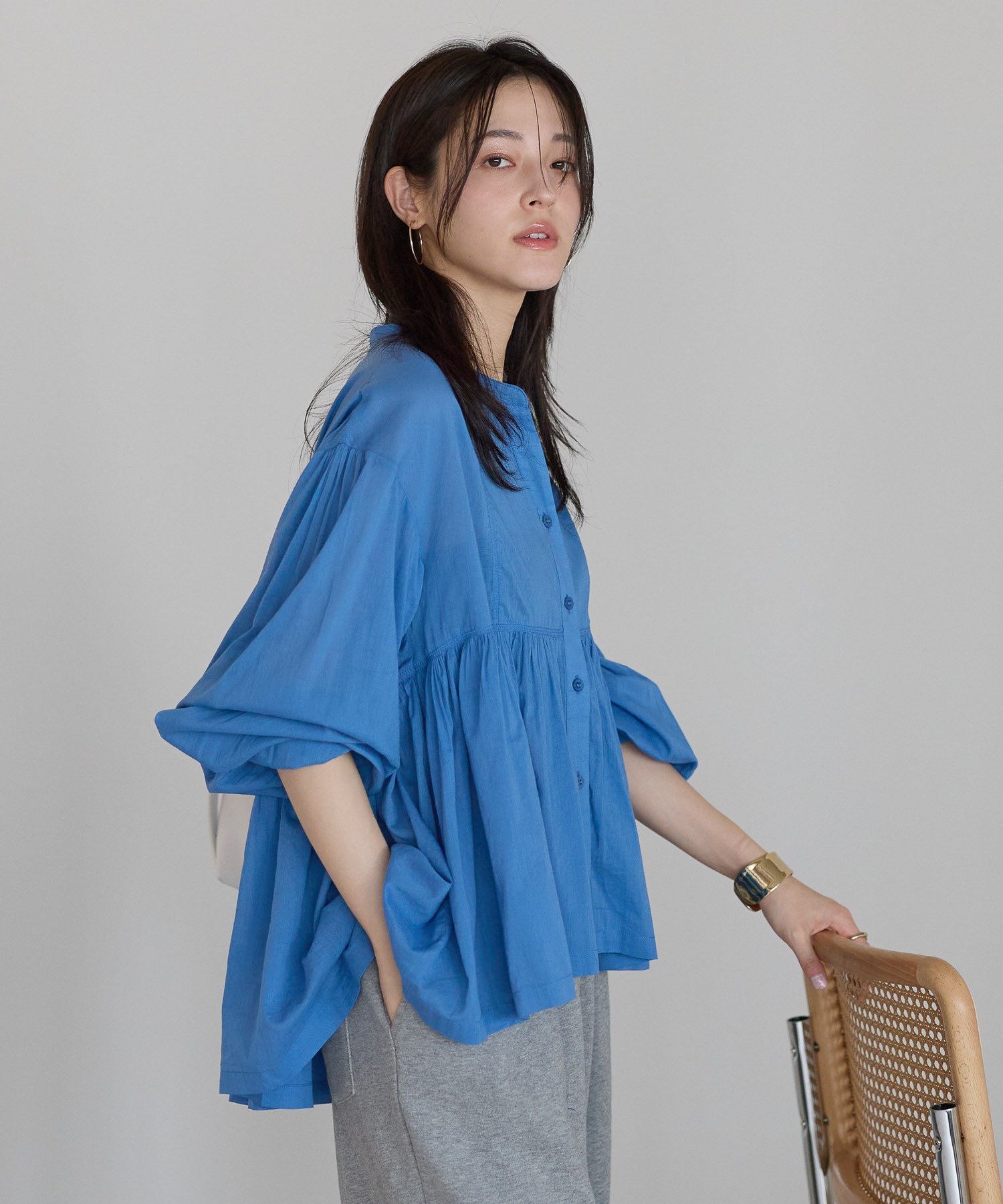 model：161cm 着用サイズ：FREE