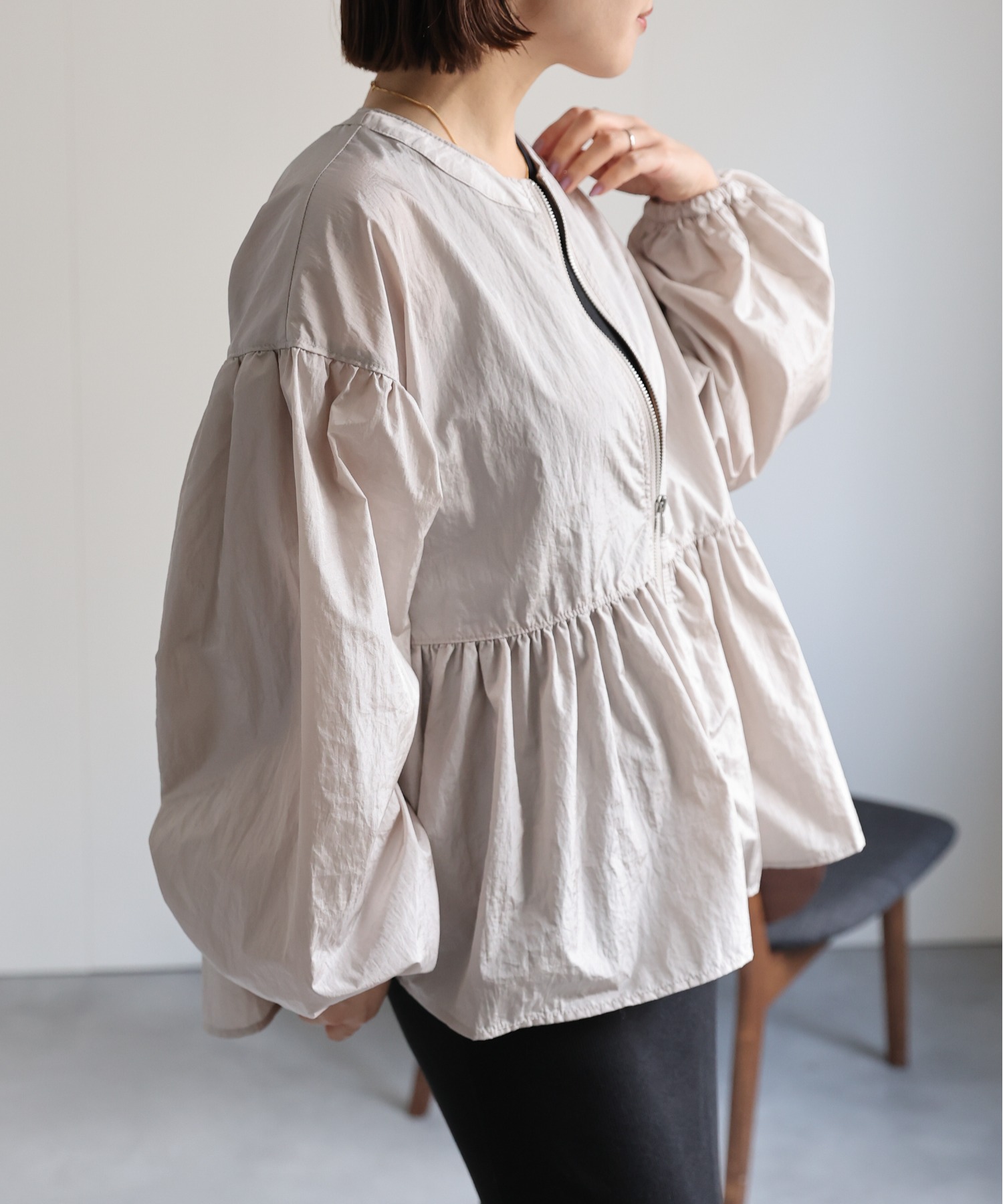 model:162㎝　着用サイズ：FREE