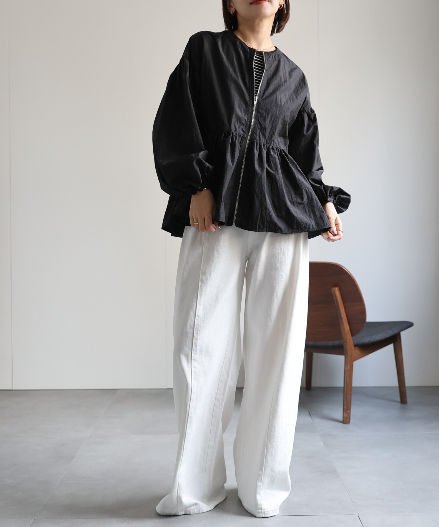 model:162㎝　着用サイズ：FREE