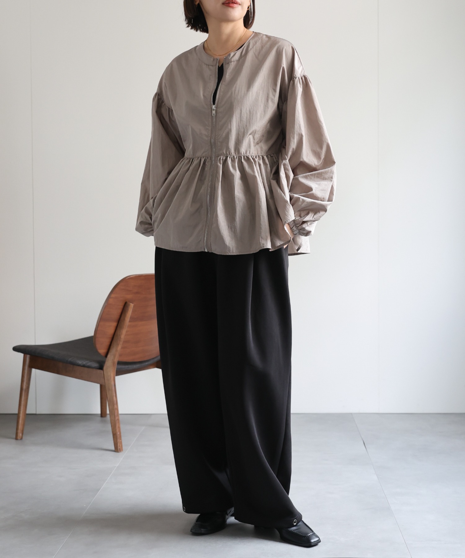 model:162㎝　着用サイズ：FREE