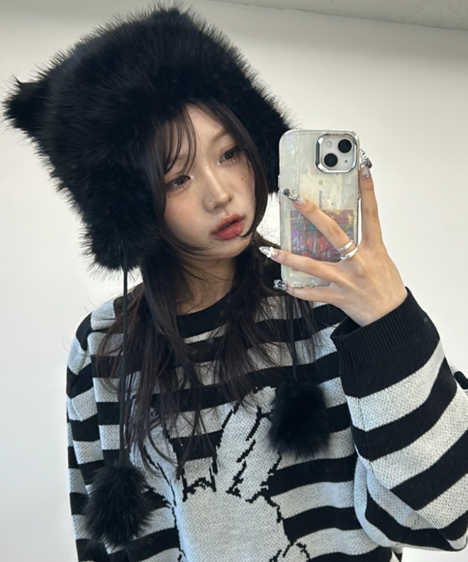 A'GEM/9 × .kom 『.kom/ドットケーオーエム』耳付きシベリアンハット