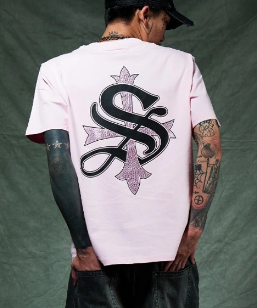 A'GEM/9 × .kom 『SUPPLIER/サプライヤー』 Cross Tee/クロスTシャツ