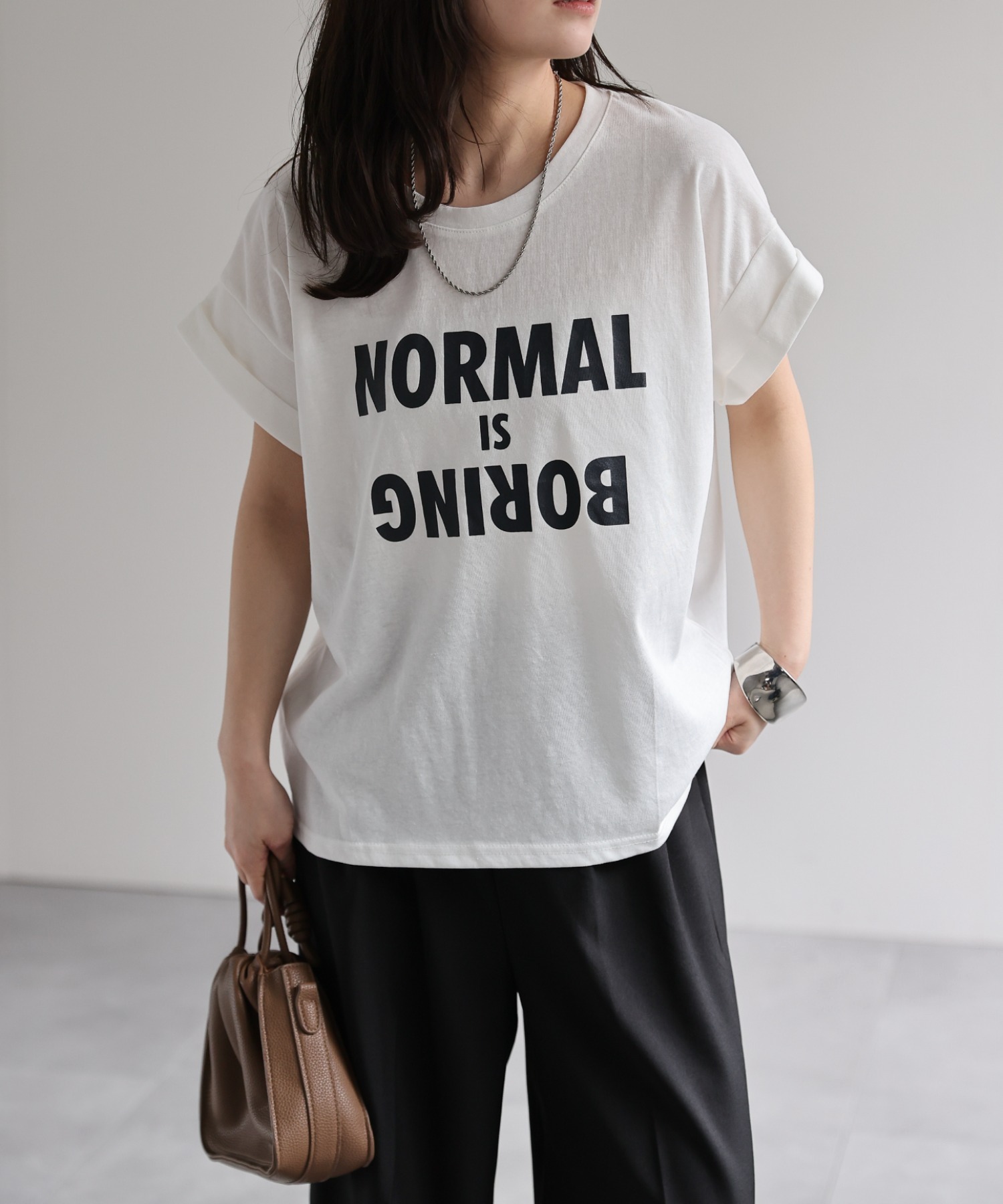 model：156cm 着用サイズ：FREE