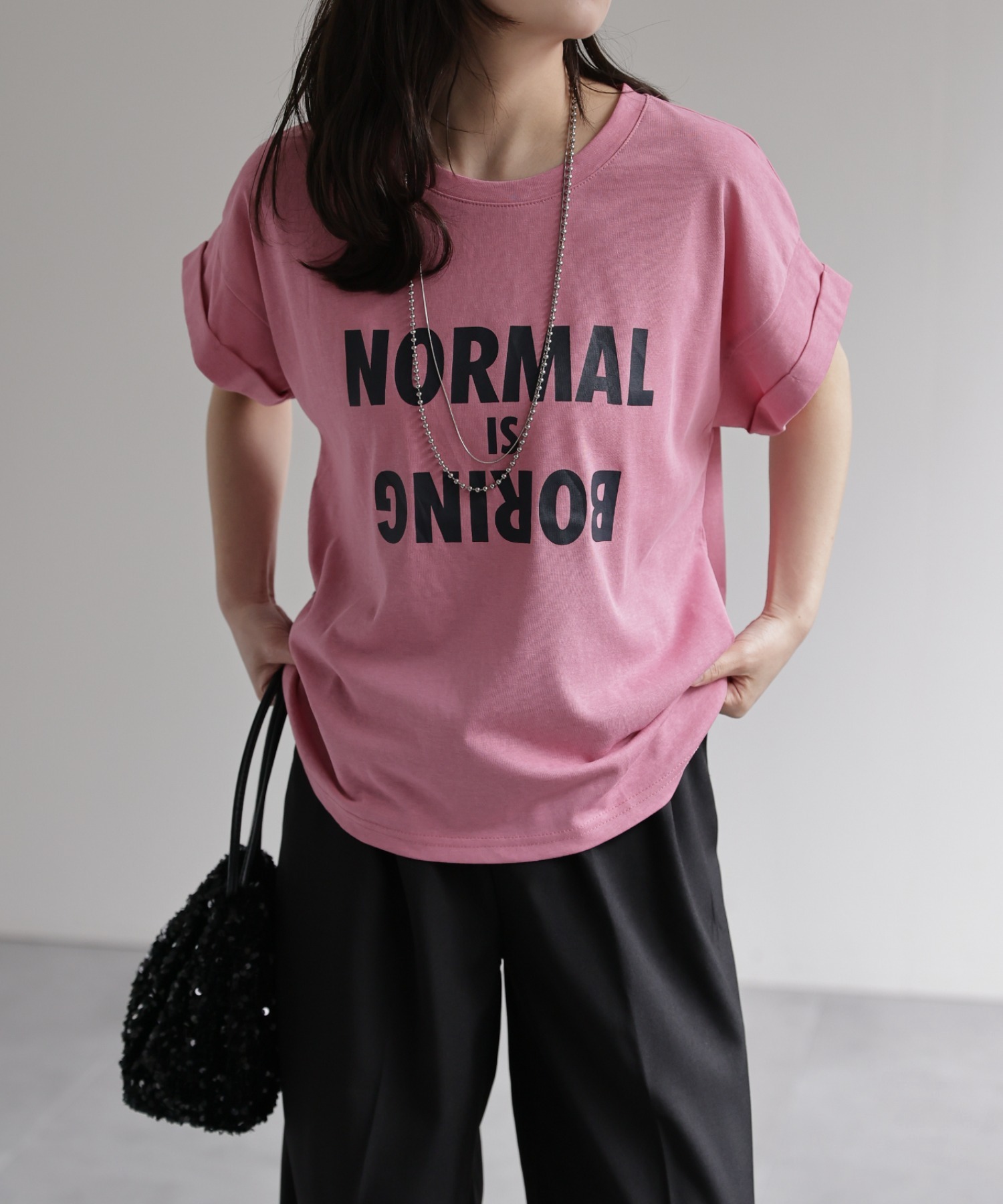 model：156cm 着用サイズ：FREE
