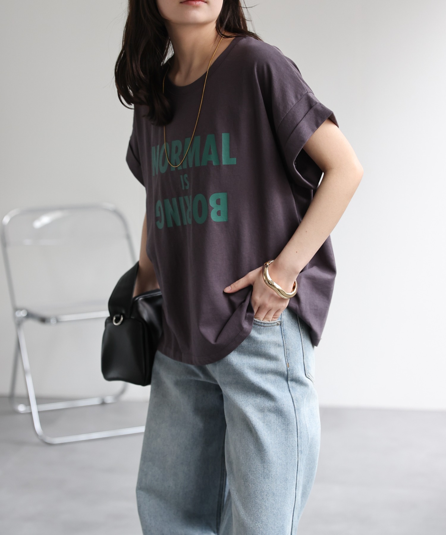 model：156cm 着用サイズ：FREE