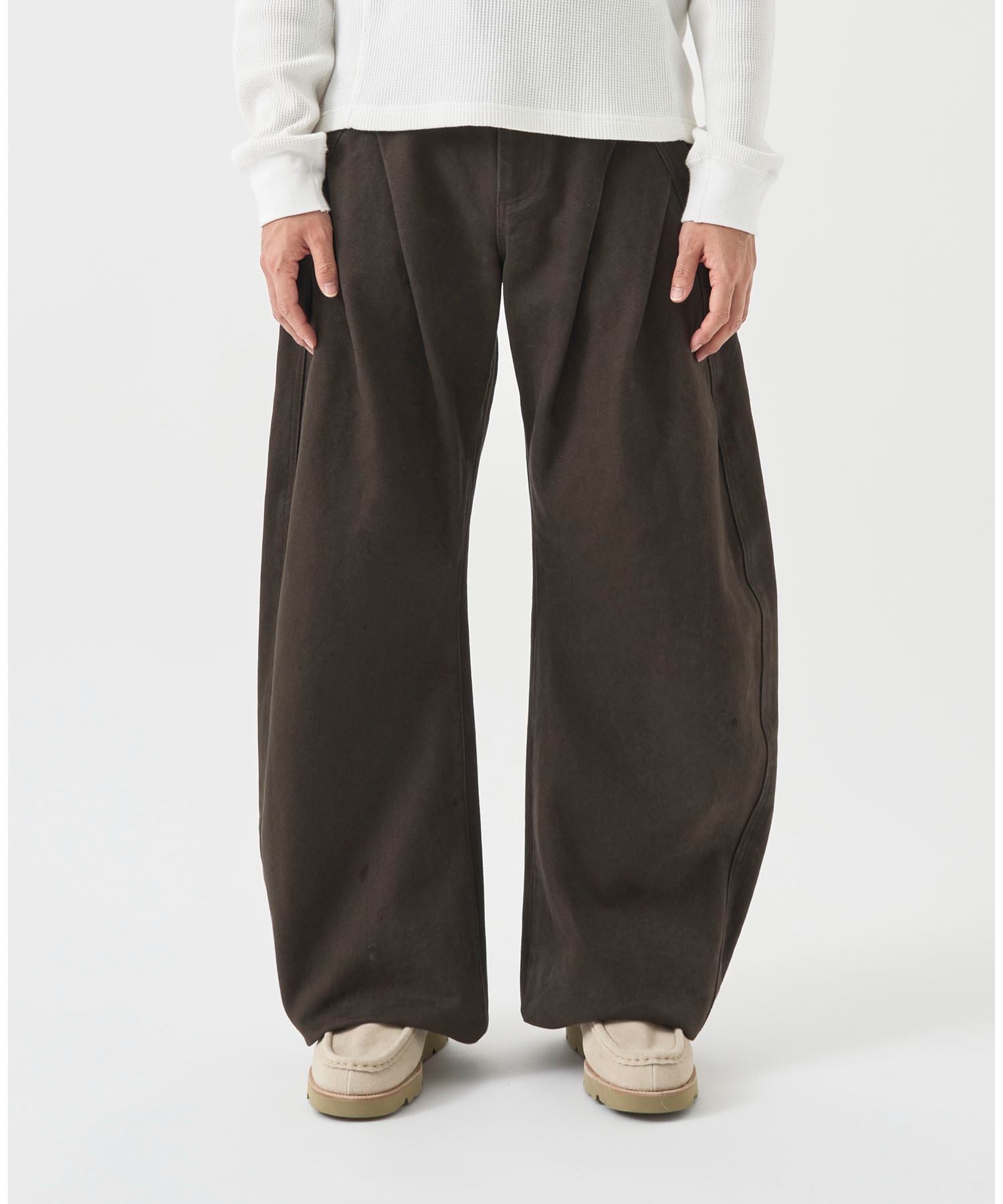 工場 ダックカーブパンツ TENNE HANDCRAFTED MODERN｜コットン