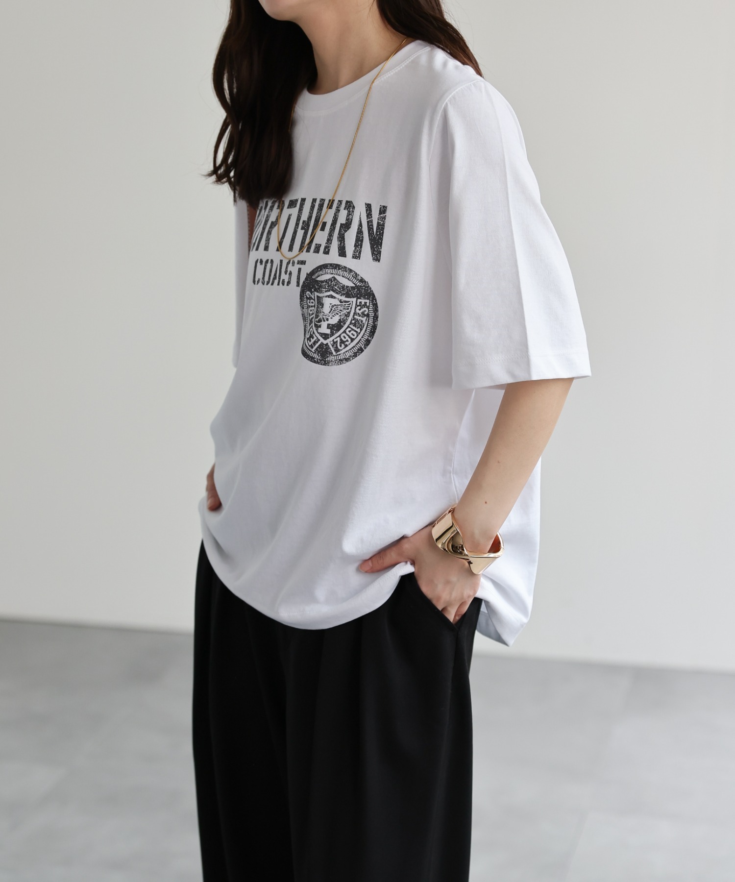 model：156cm 着用サイズ：FREE