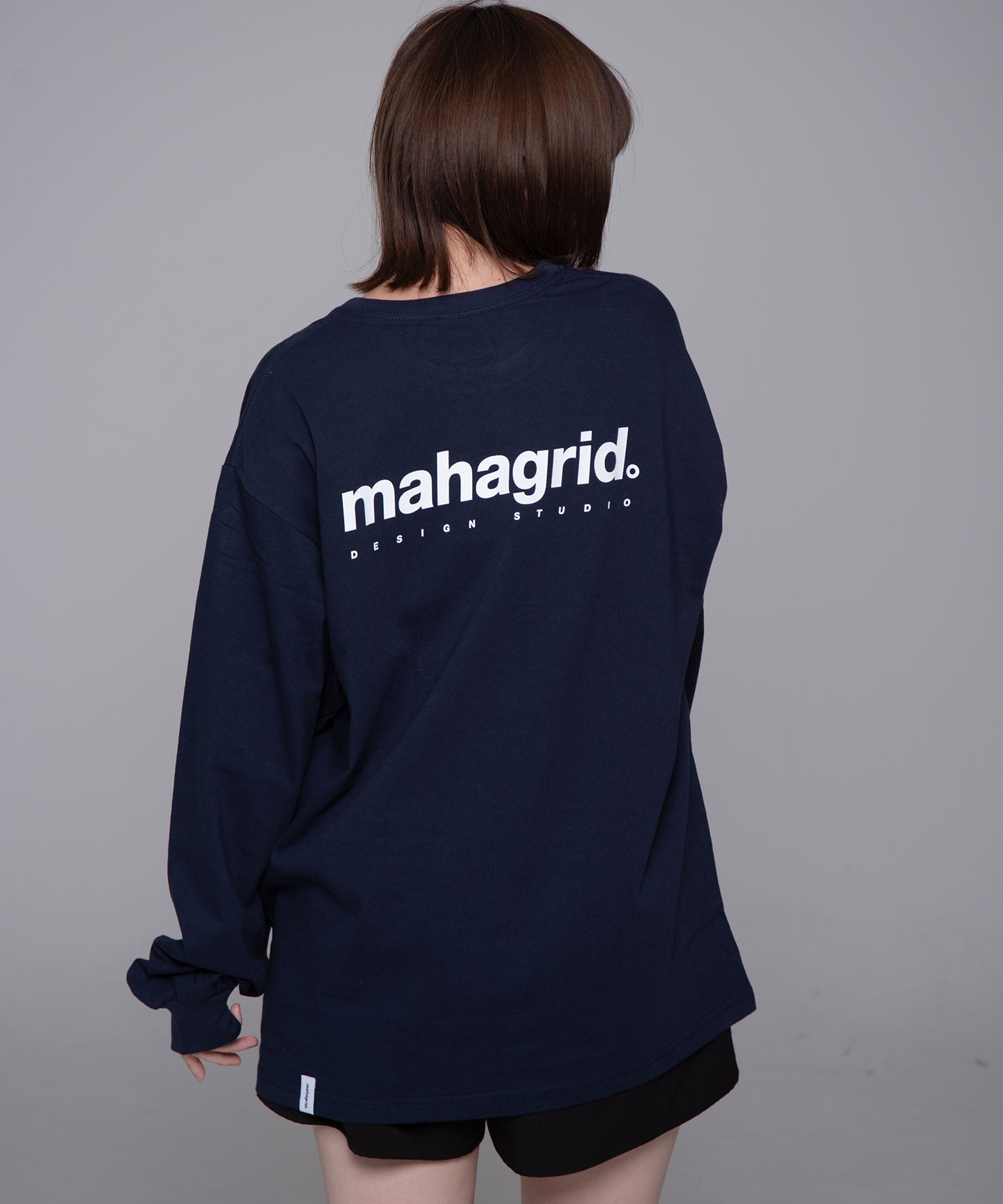 mahagrid/マハグリッド』ORIGIN LOGO LS TEE/オリジンロゴ 長袖Tシャツ