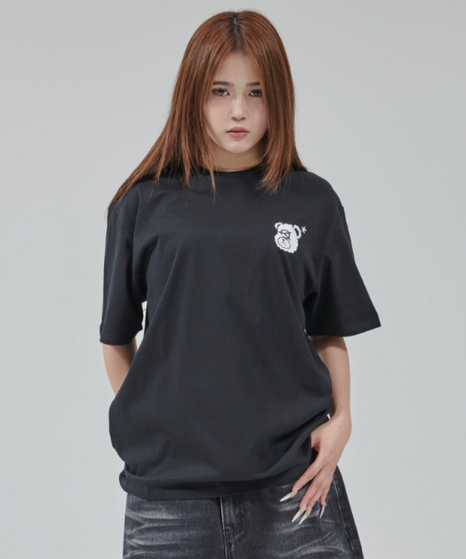 OY ピクセルアートオードリー半袖Tシャツ OY tシャツ 「OY/オーワイ」PIXEL ART DOLLY TEE/ピクセルアート