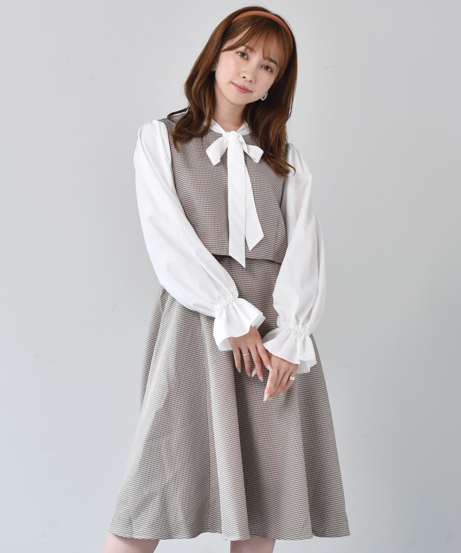 ドッキングボウタイワンピース Ems Excite Retro Girl Online Store レトロガールオンラインストア