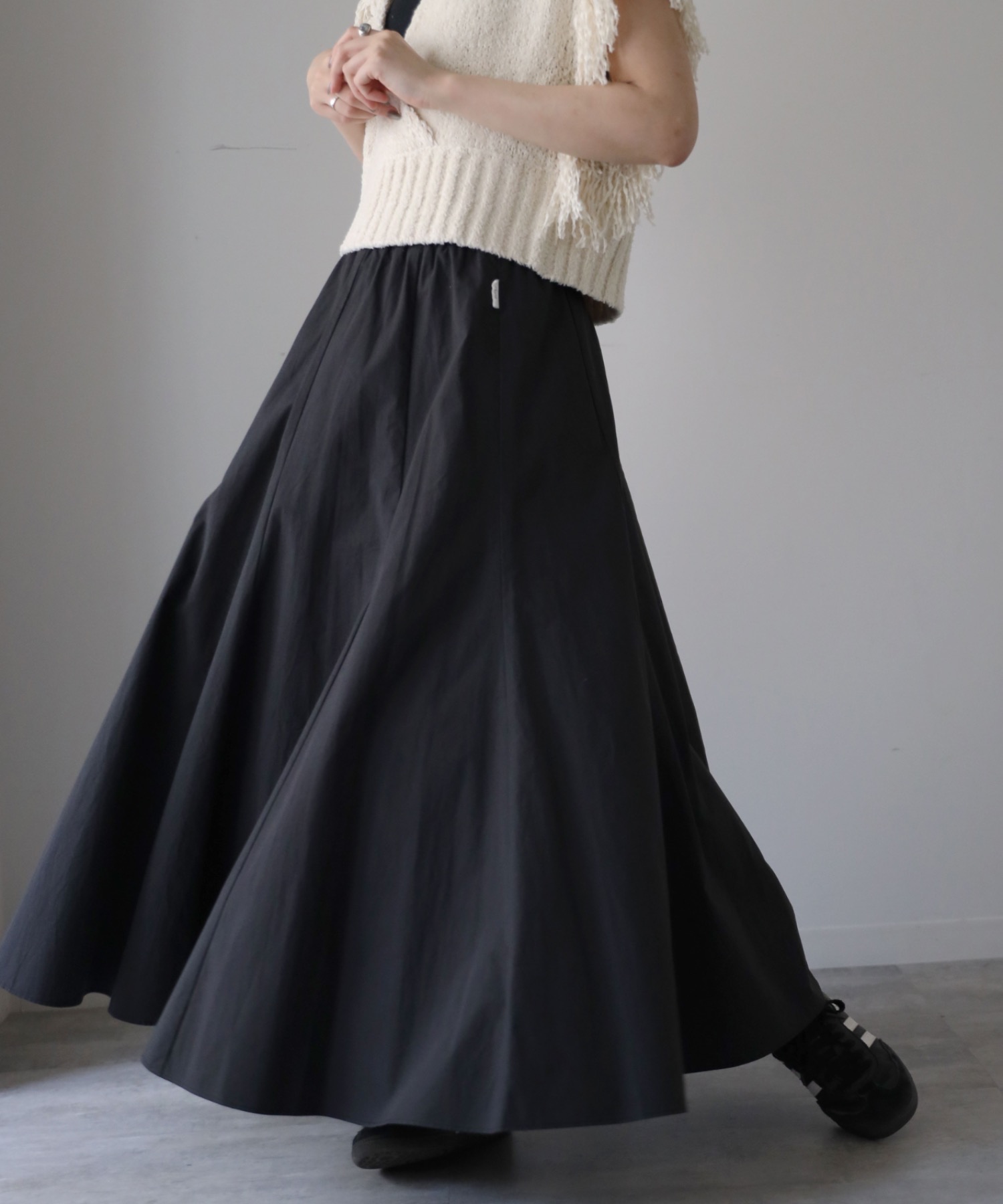 model：164cm. 着用サイズ：FREE