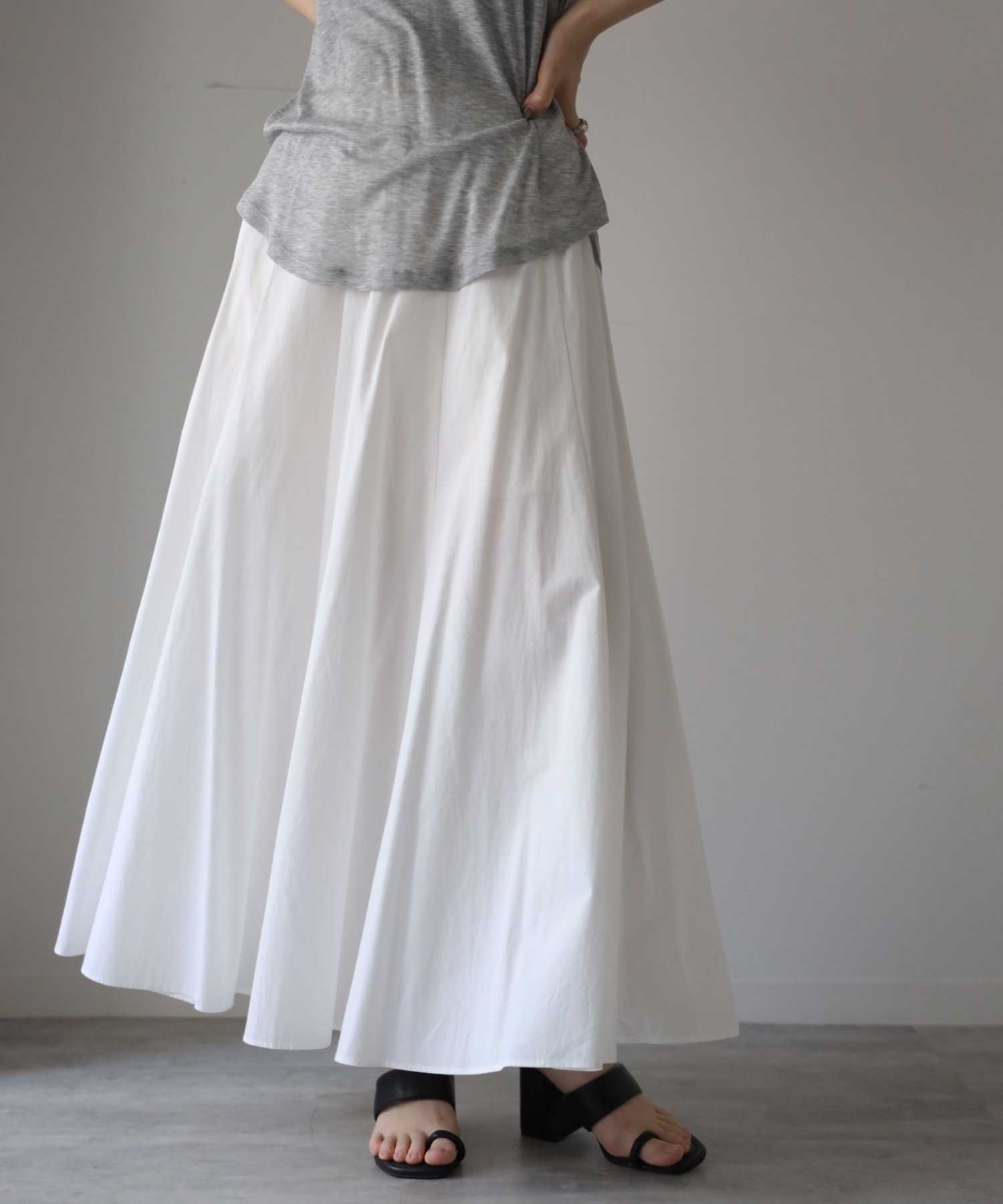 model：164cm. 着用サイズ：FREE