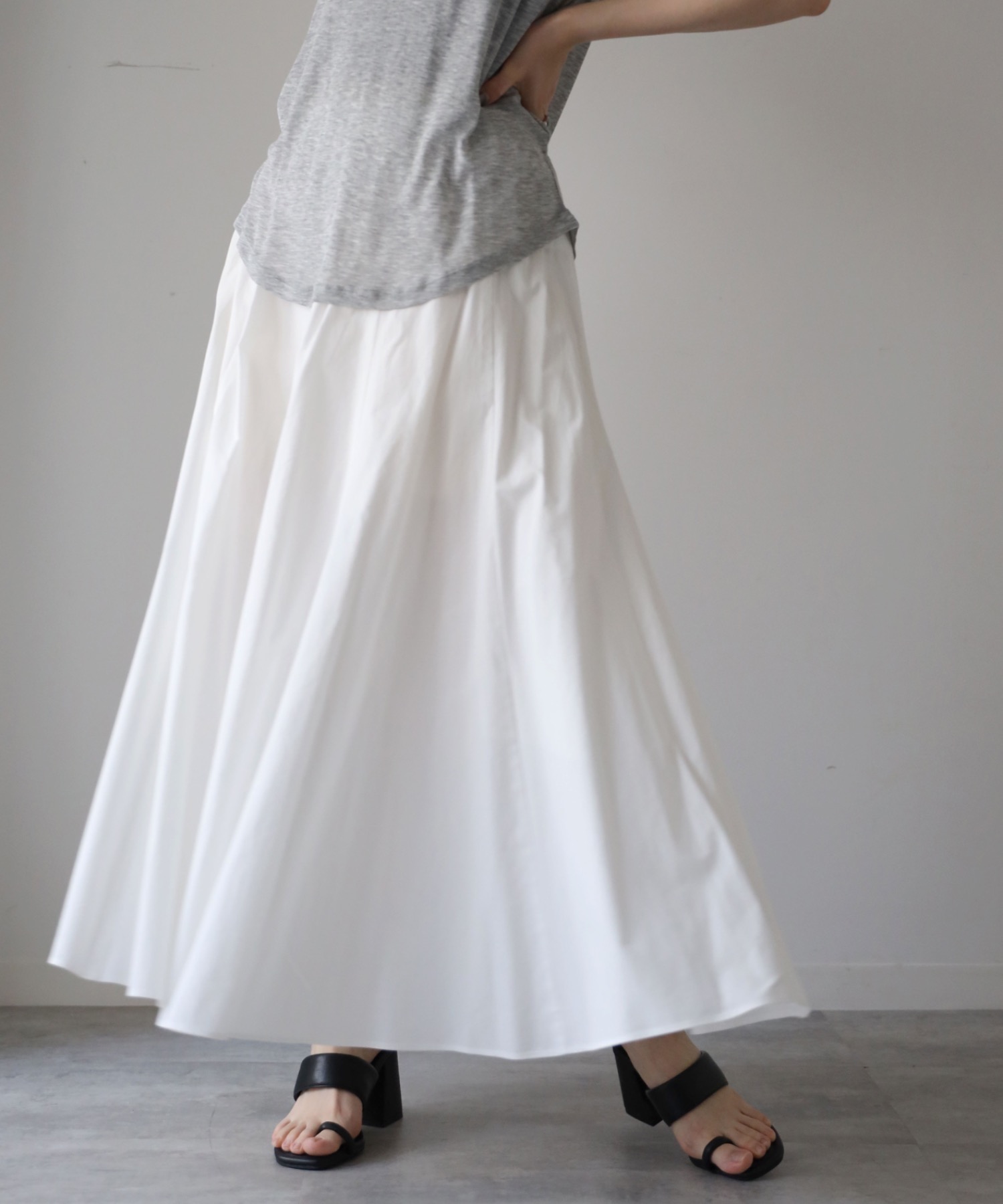 model：164cm. 着用サイズ：FREE