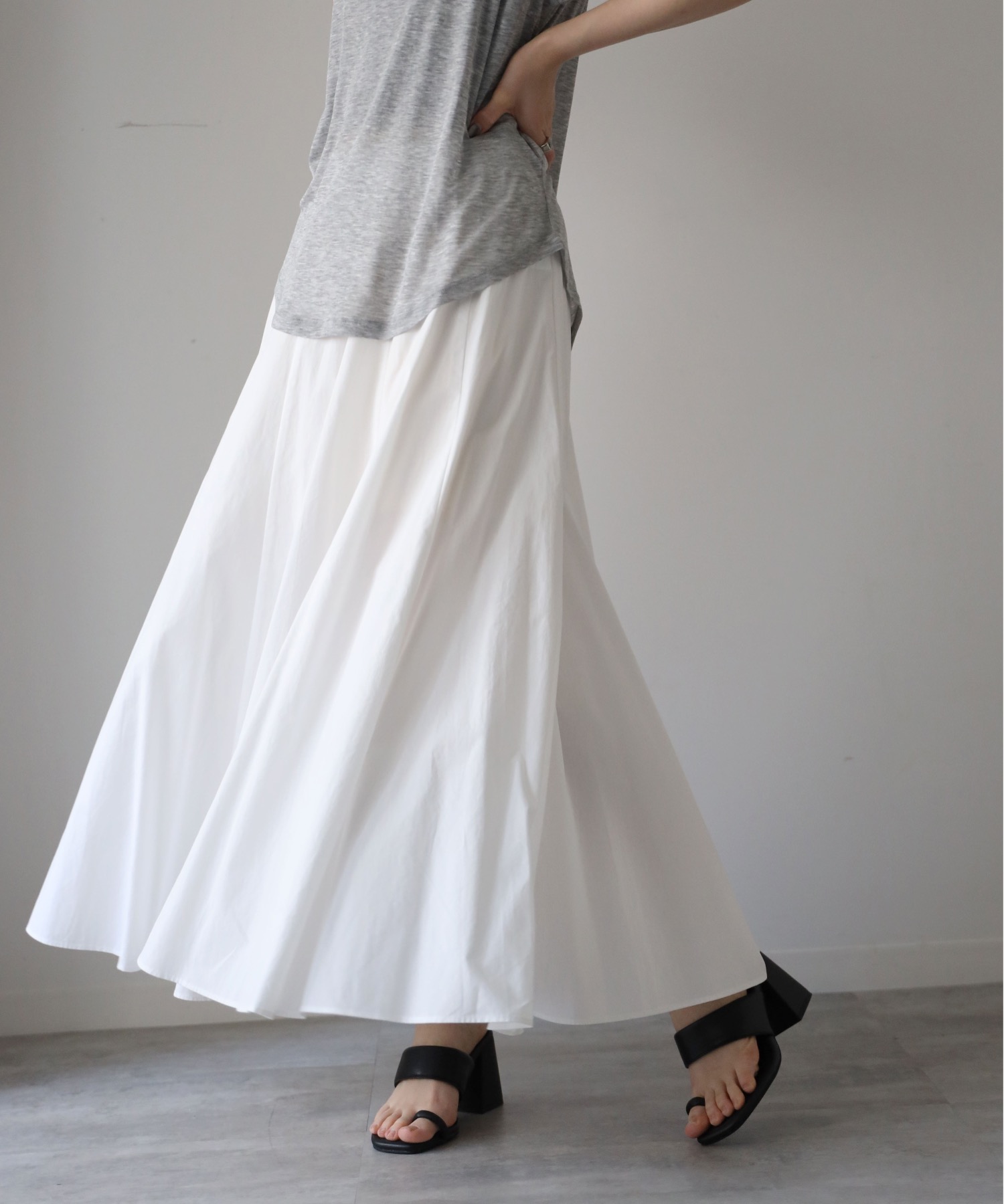model：164cm. 着用サイズ：FREE