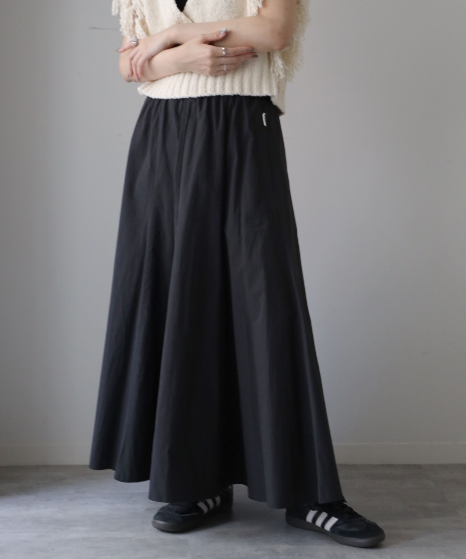 model：164cm. 着用サイズ：FREE