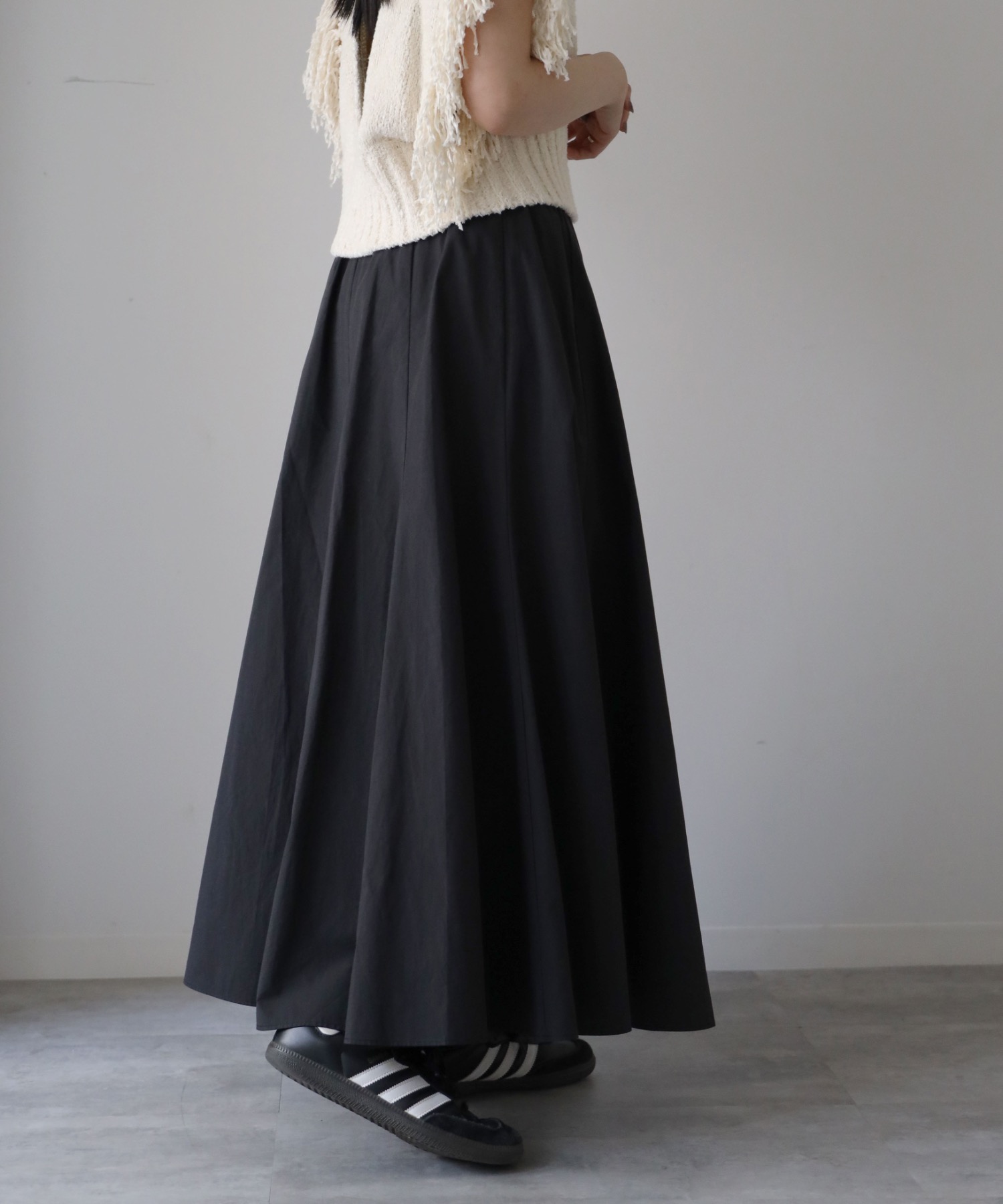 model：164cm. 着用サイズ：FREE