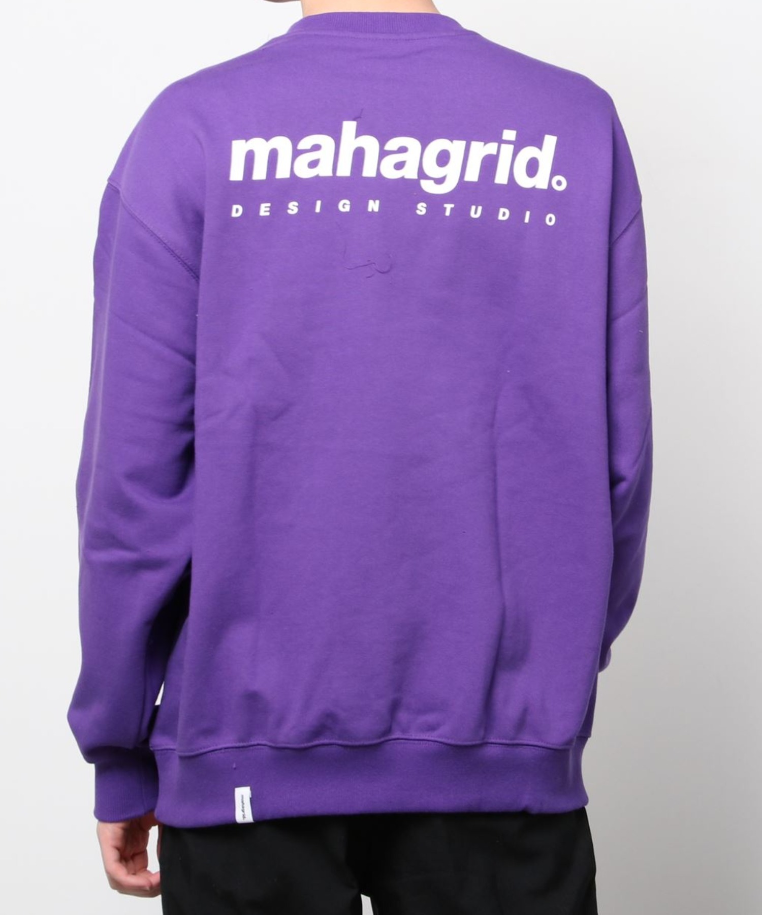 『mahagrid/マハグリッド』ORIGIN LOGO CREWNECK/オリジンロゴ クルーネック スウェットシャツ ロングスリーブ  長袖