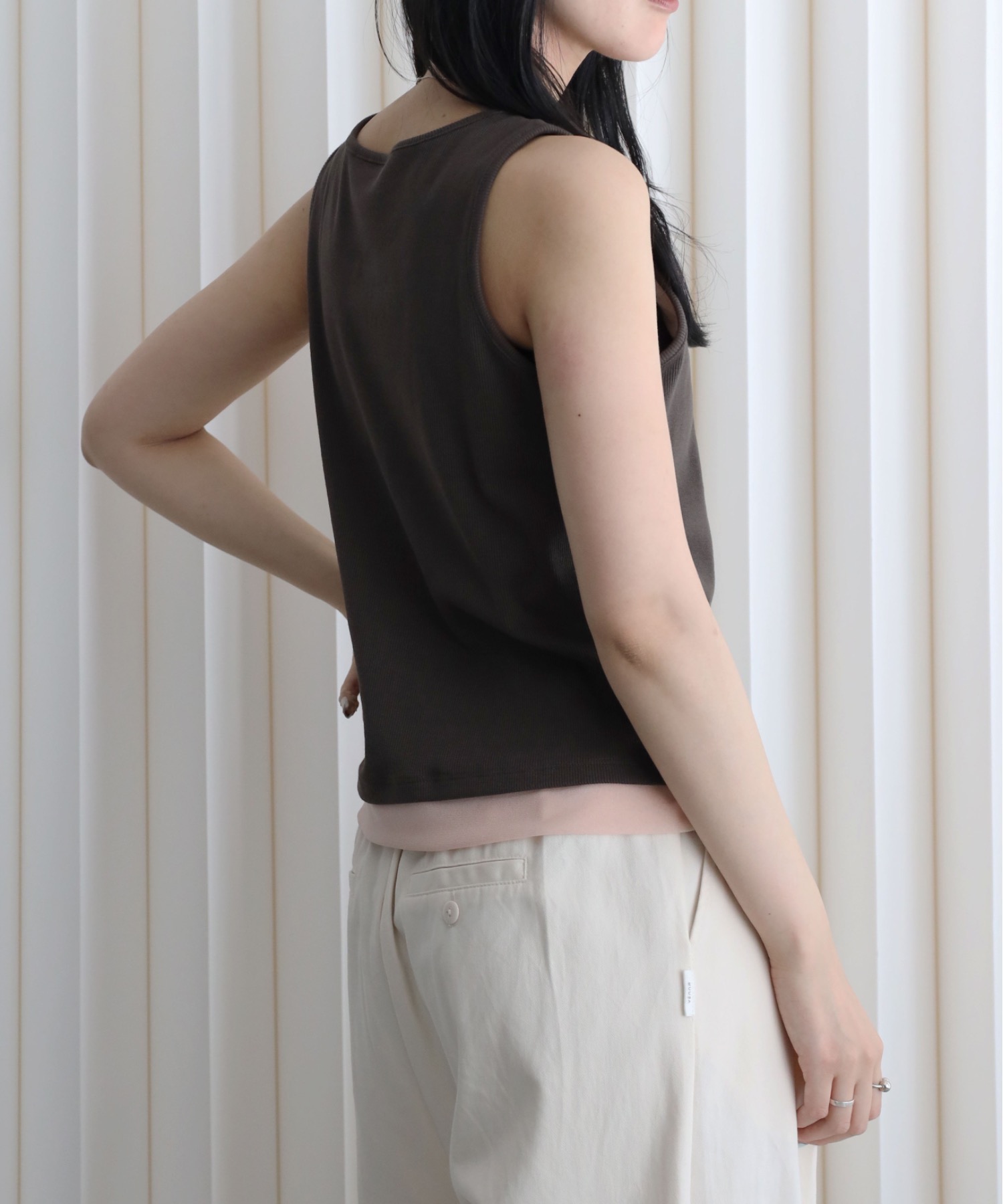 model：164cm. 着用サイズ：FREE