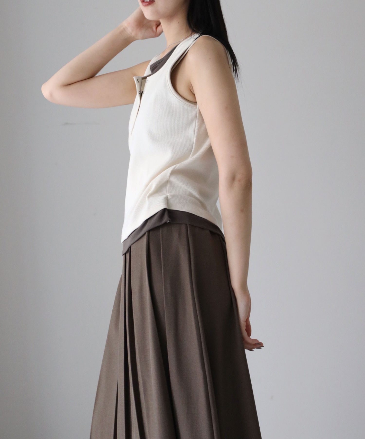 model：164cm. 着用サイズ：FREE